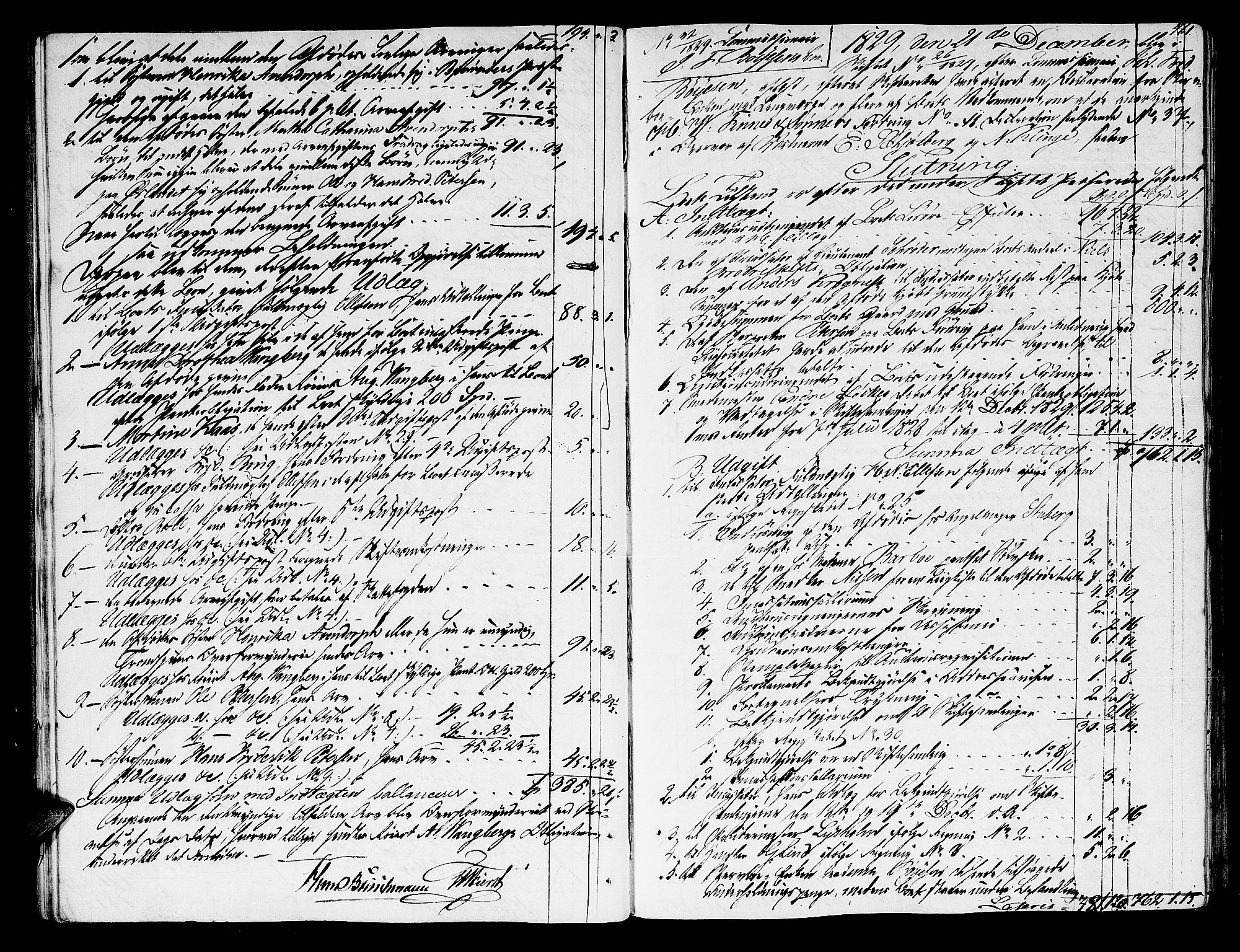 Trondheim byfogd, AV/SAT-A-0003/1/3/3A/L0028: Skifteprotokoll - gml.nr.22. (m/ register) U, 1829-1835, p. 460b-461a