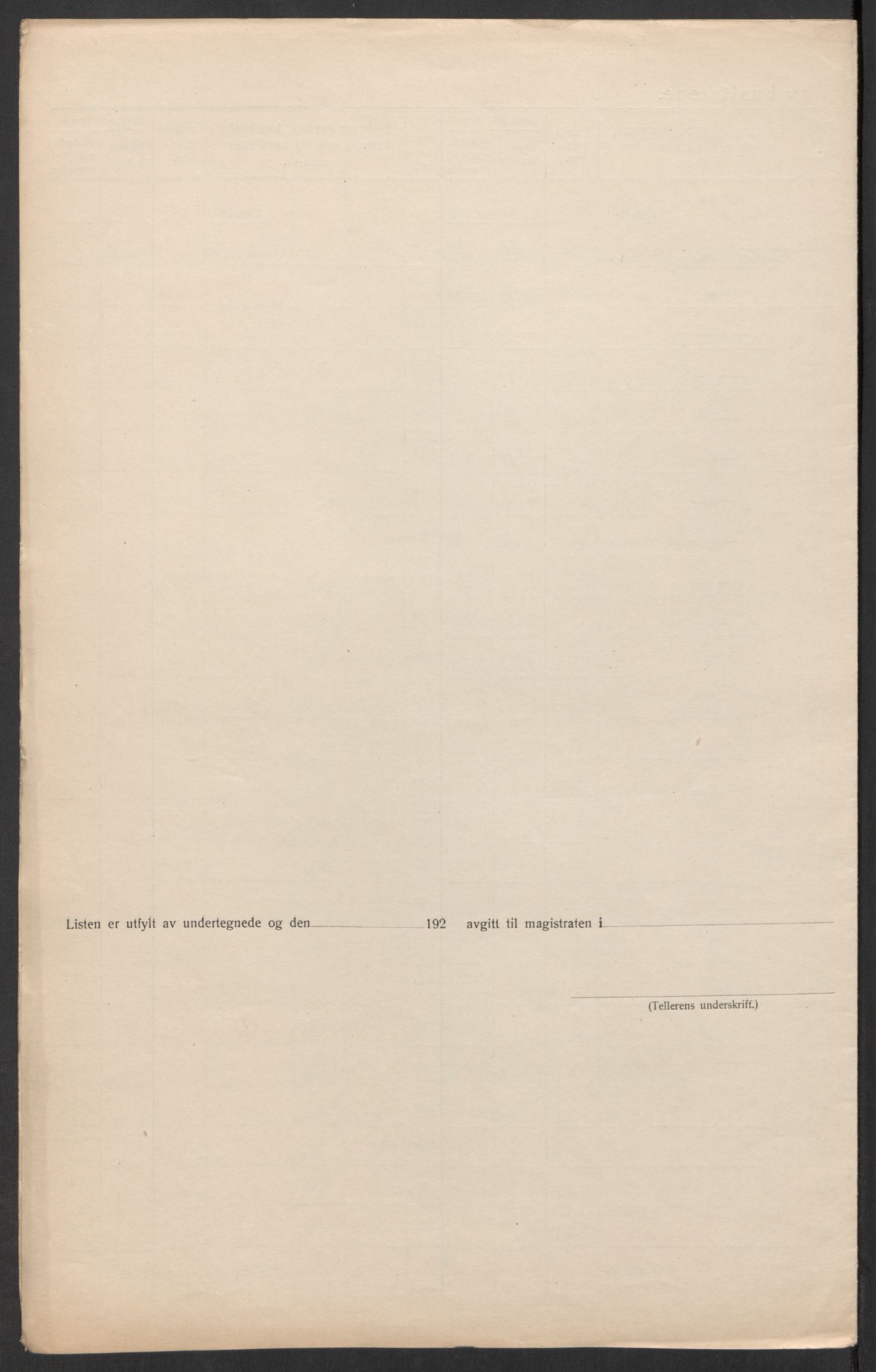 SAK, 1920 census for Kristiansand, 1920, p. 91