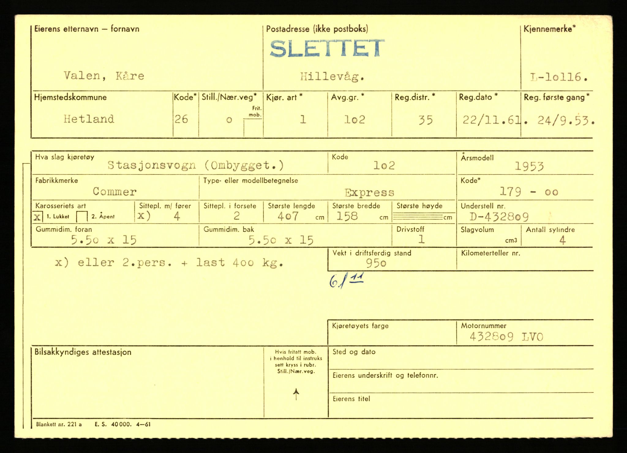 Stavanger trafikkstasjon, AV/SAST-A-101942/0/F/L0018: L-10000 - L-10499, 1930-1971, p. 425