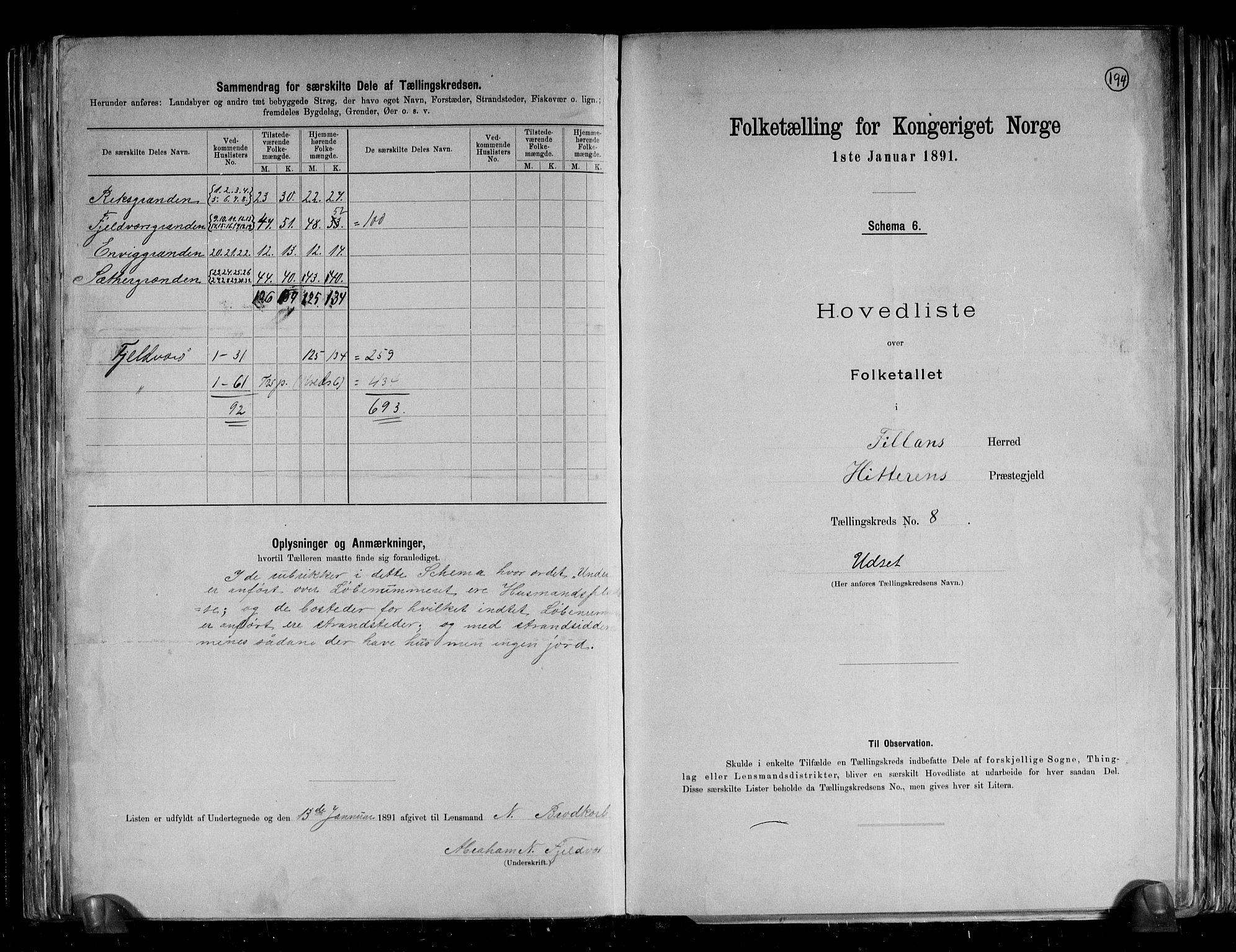 RA, 1891 census for 1616 Fillan, 1891, p. 18