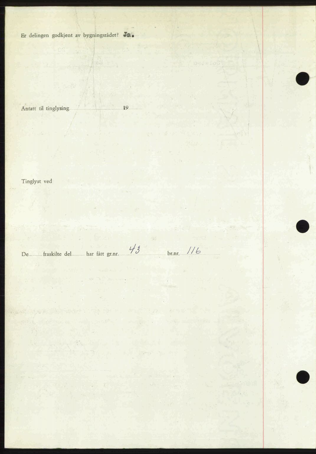 Romsdal sorenskriveri, AV/SAT-A-4149/1/2/2C: Mortgage book no. A29, 1949-1949, Diary no: : 749/1949