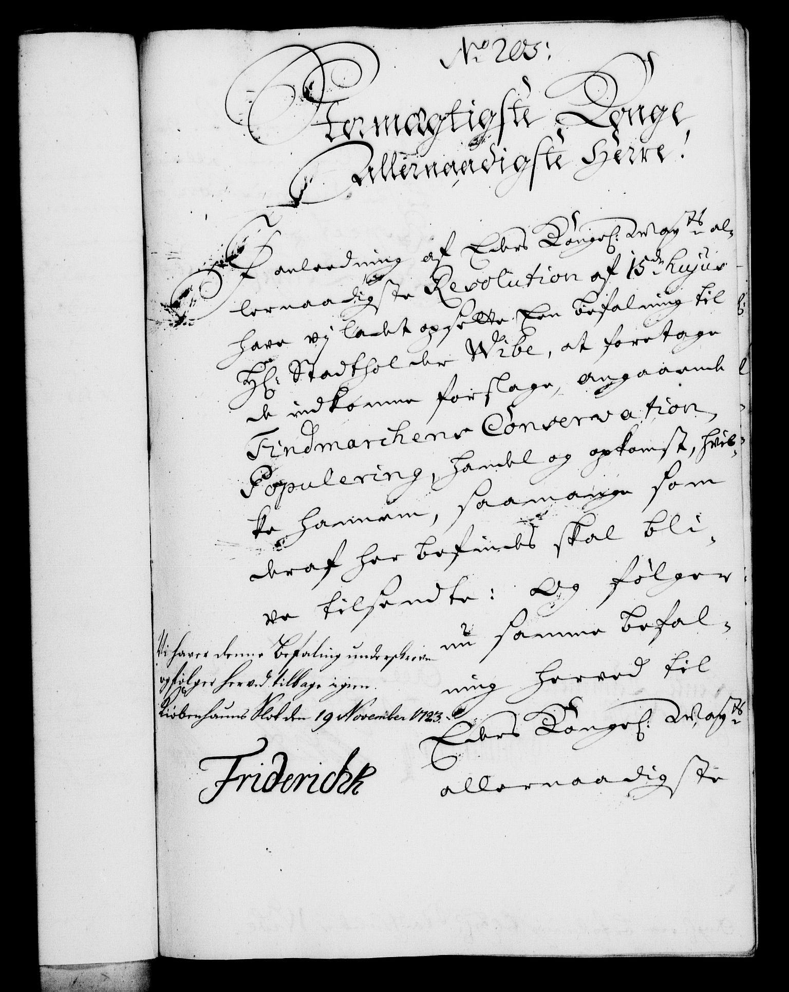 Rentekammeret, Kammerkanselliet, RA/EA-3111/G/Gf/Gfa/L0006: Norsk relasjons- og resolusjonsprotokoll (merket RK 52.6), 1723, p. 1294