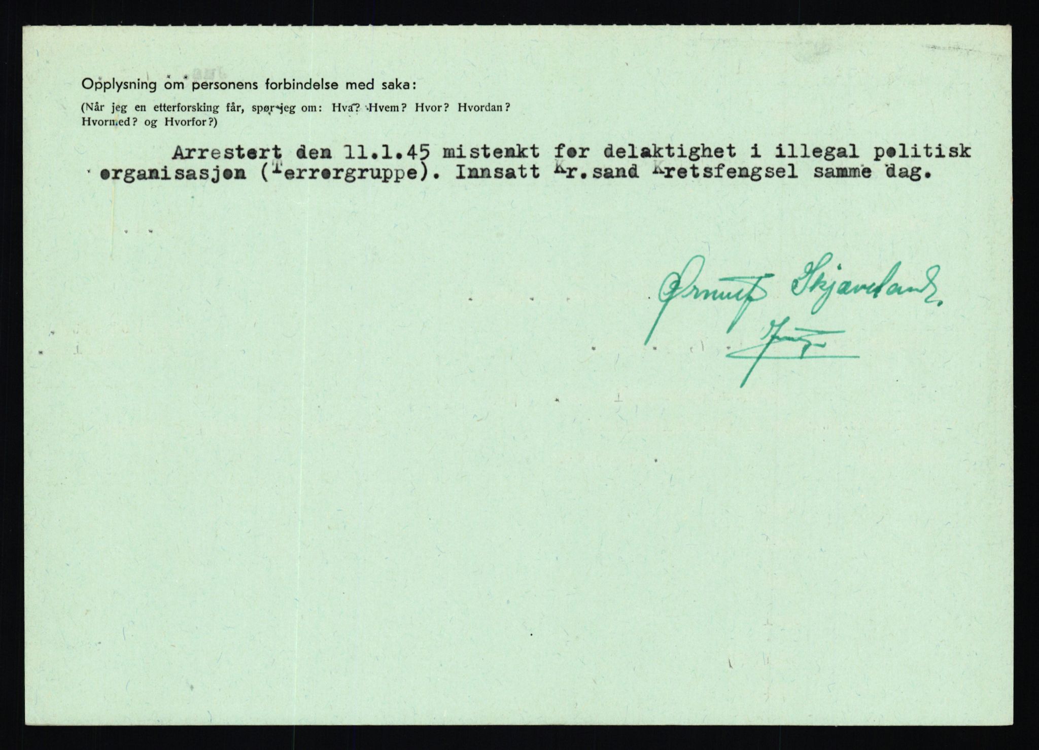 Statspolitiet - Hovedkontoret / Osloavdelingen, AV/RA-S-1329/C/Ca/L0011: Molberg - Nøstvold, 1943-1945, p. 3405