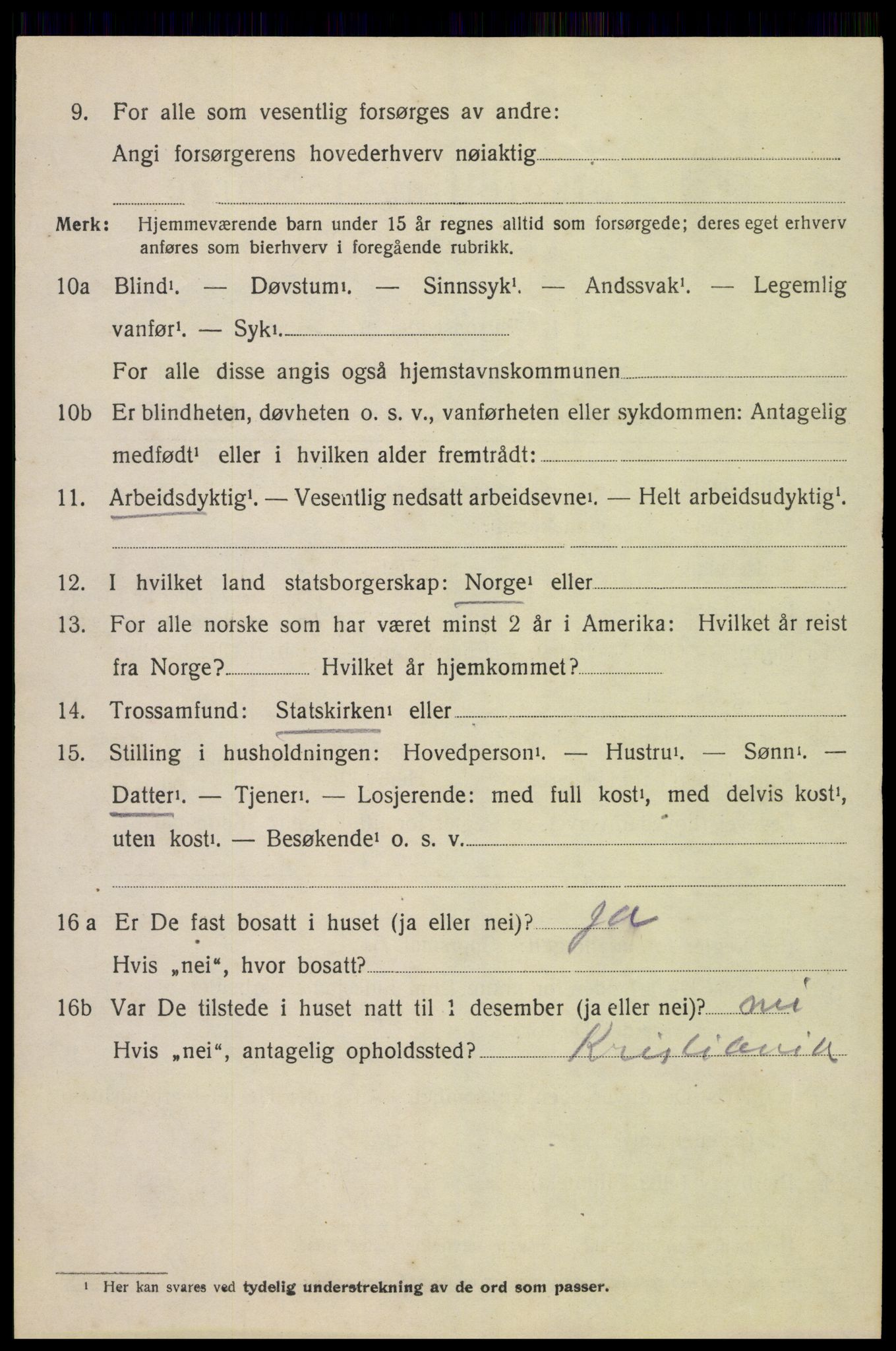 SAH, 1920 census for Gran, 1920, p. 6347