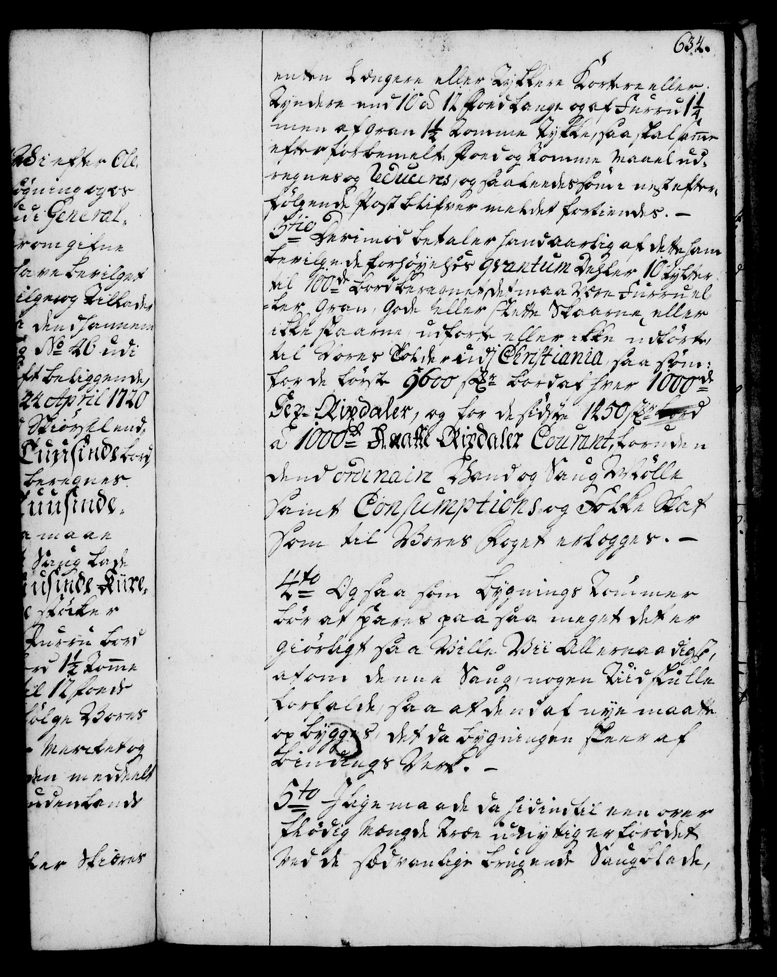 Rentekammeret, Kammerkanselliet, RA/EA-3111/G/Gg/Gga/L0004: Norsk ekspedisjonsprotokoll med register (merket RK 53.4), 1734-1741, p. 634