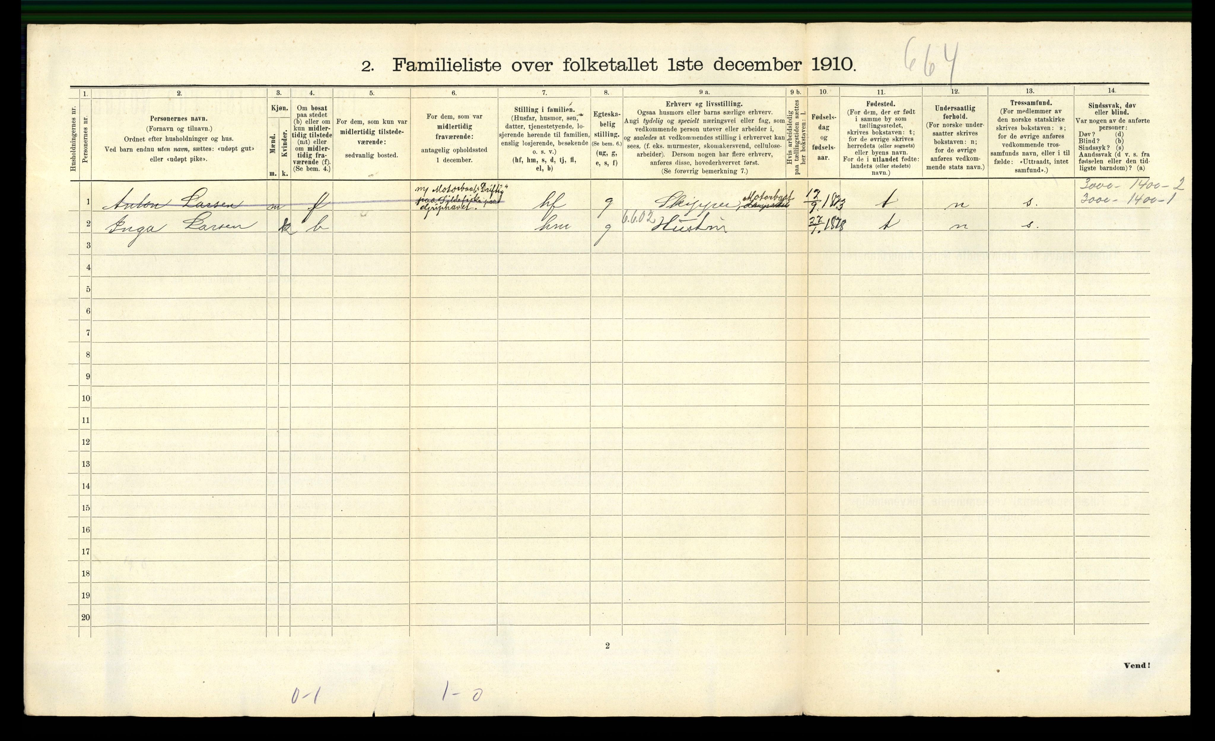 RA, 1910 census for Ålesund, 1910, p. 5606