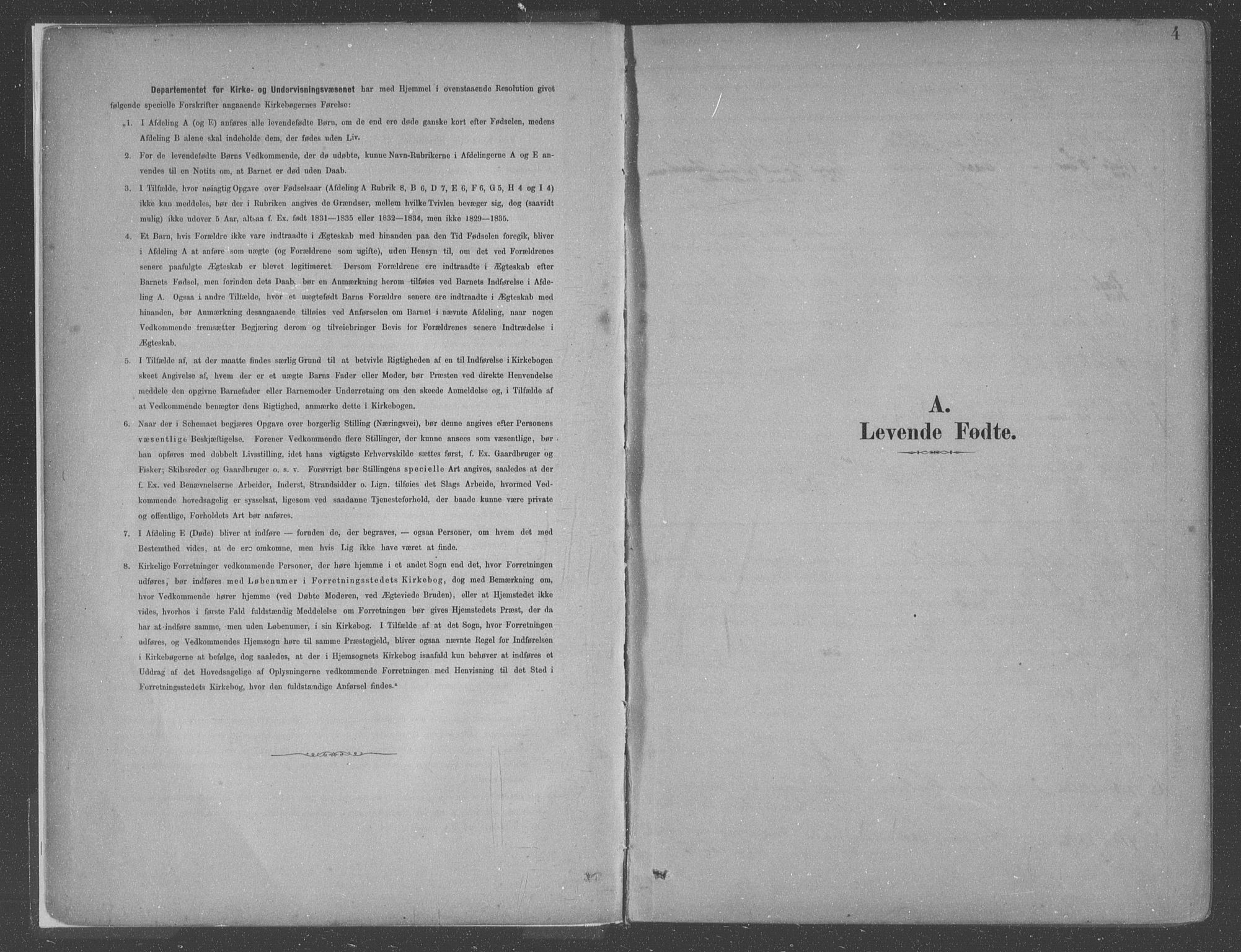Askvoll sokneprestembete, SAB/A-79501/H/Haa/Haac/L0001: Parish register (official) no. C  1, 1879-1922, p. 4