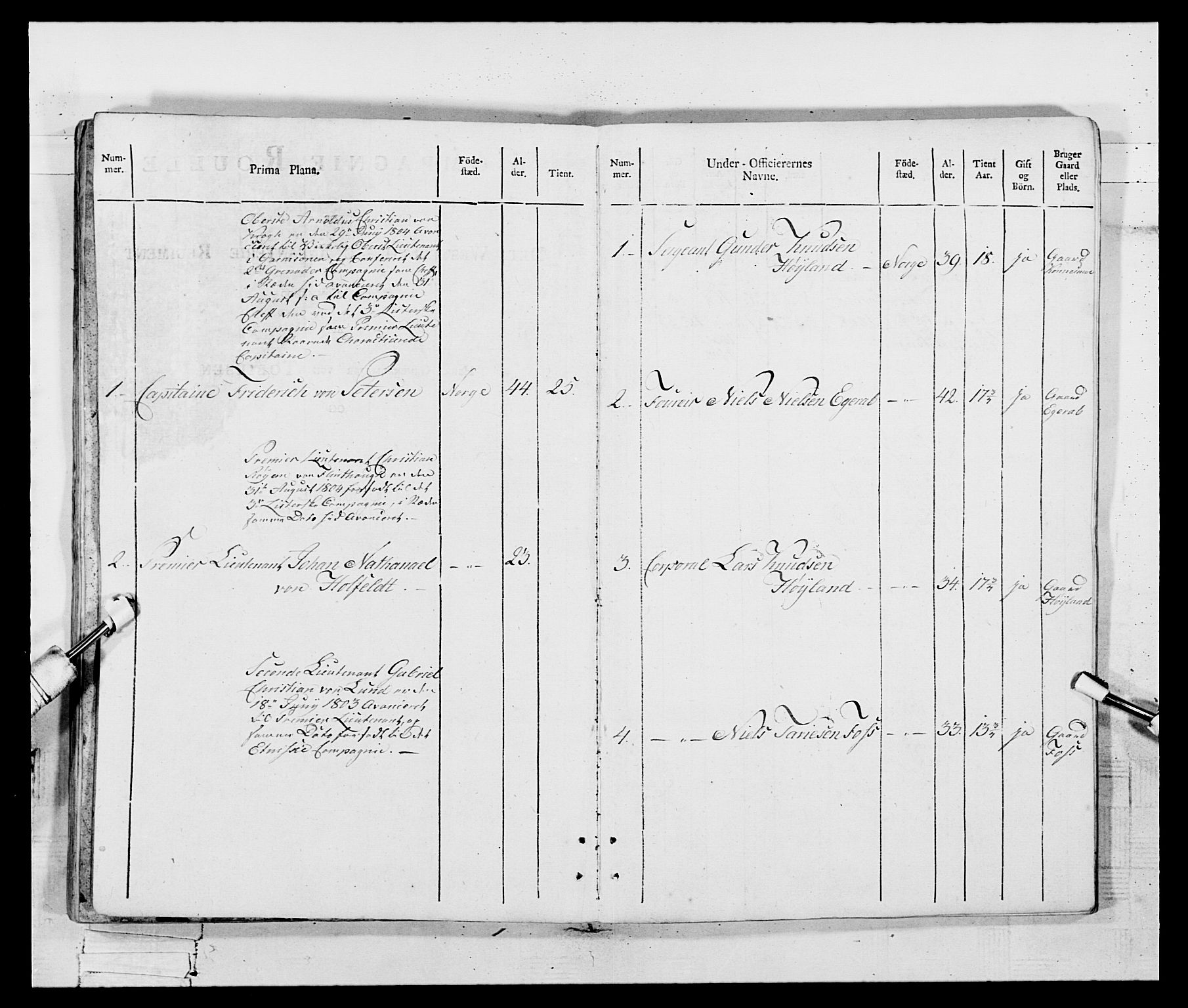 Generalitets- og kommissariatskollegiet, Det kongelige norske kommissariatskollegium, AV/RA-EA-5420/E/Eh/L0109: Vesterlenske nasjonale infanteriregiment, 1806, p. 501