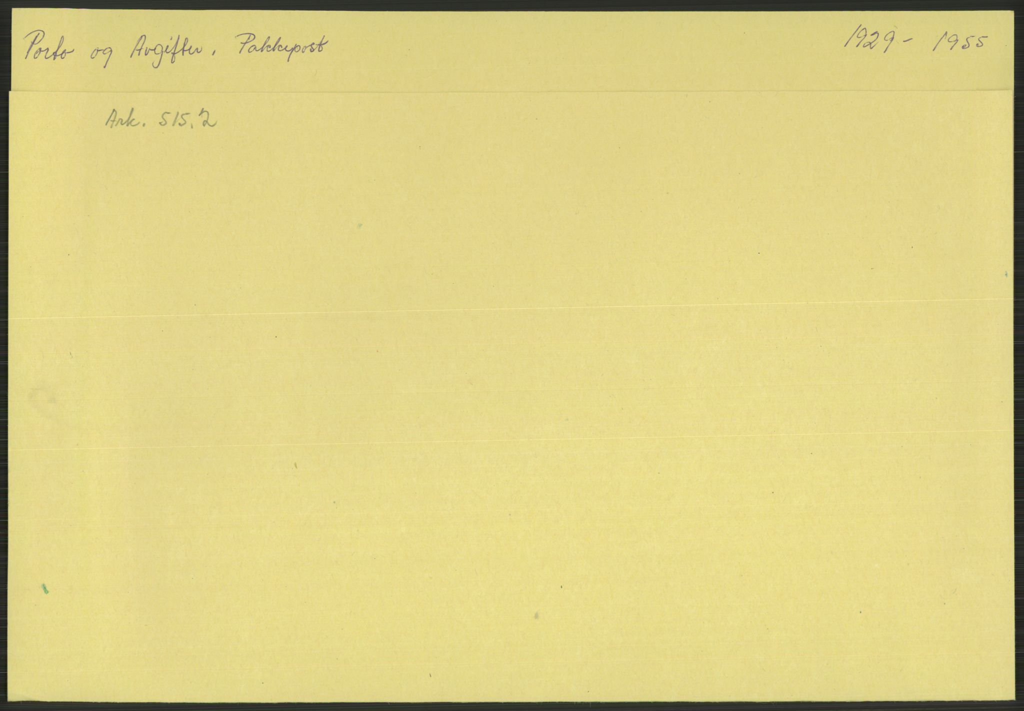 Poststyret, Statistikkontoret (D), AV/RA-S-4658/D/L0043/0003: Alment om postsendinger / Porto og avgifter. Pakkepost, 1929-1955, p. 153