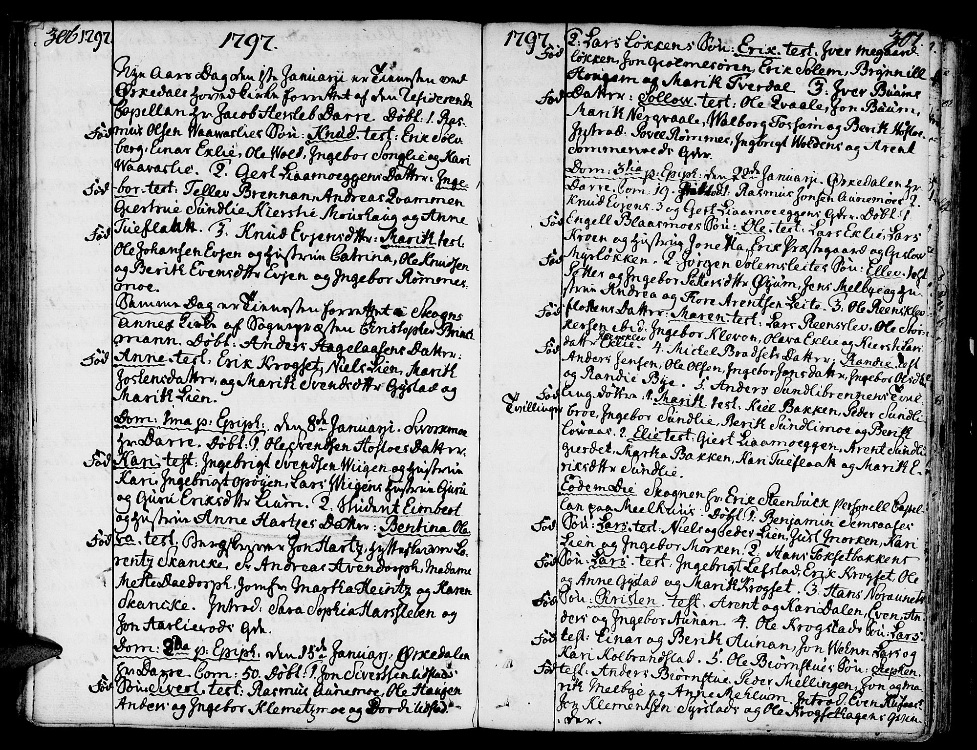 Ministerialprotokoller, klokkerbøker og fødselsregistre - Sør-Trøndelag, SAT/A-1456/668/L0802: Parish register (official) no. 668A02, 1776-1799, p. 306-307