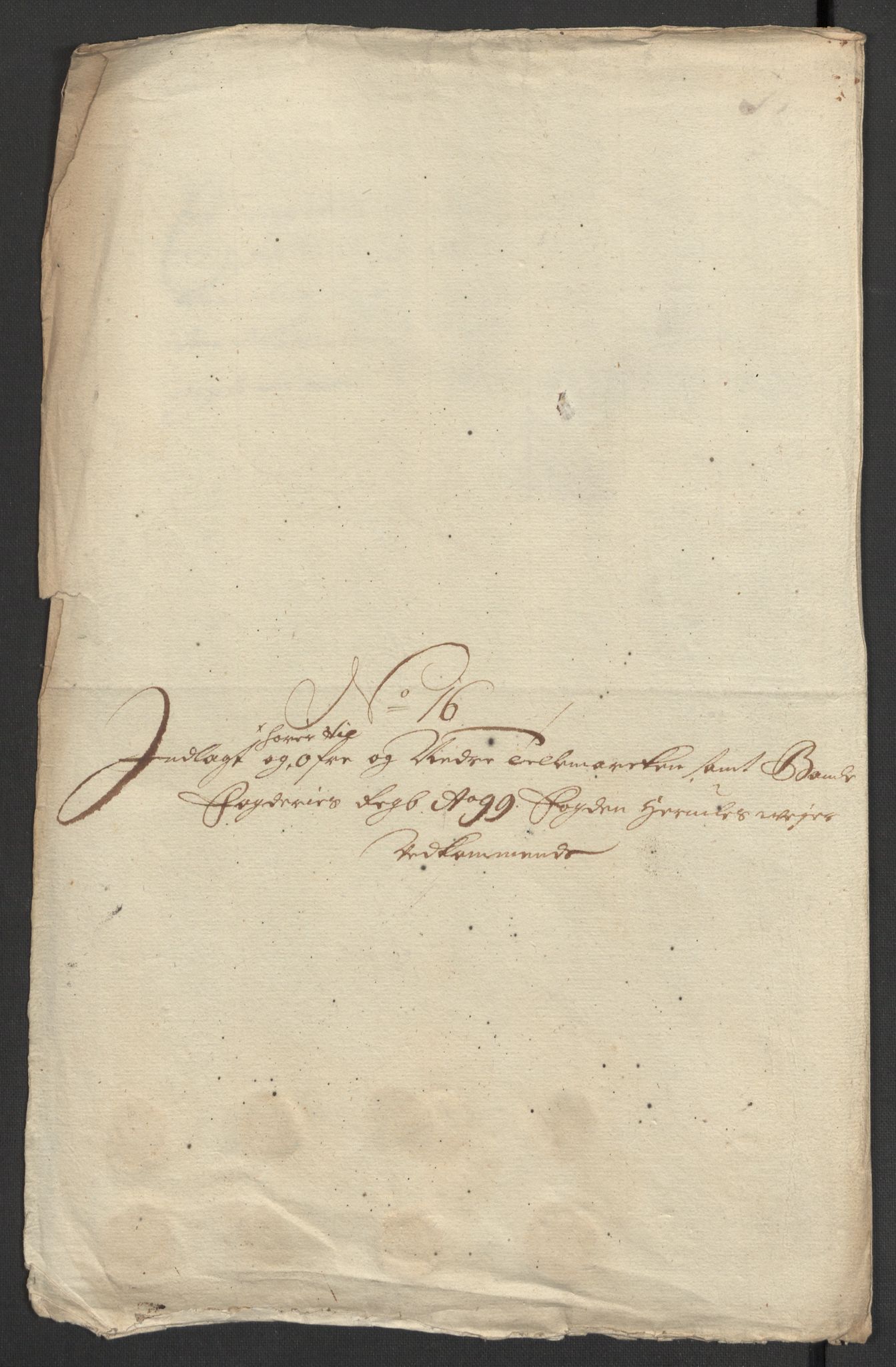 Rentekammeret inntil 1814, Reviderte regnskaper, Fogderegnskap, RA/EA-4092/R36/L2101: Fogderegnskap Øvre og Nedre Telemark og Bamble, 1699, p. 254