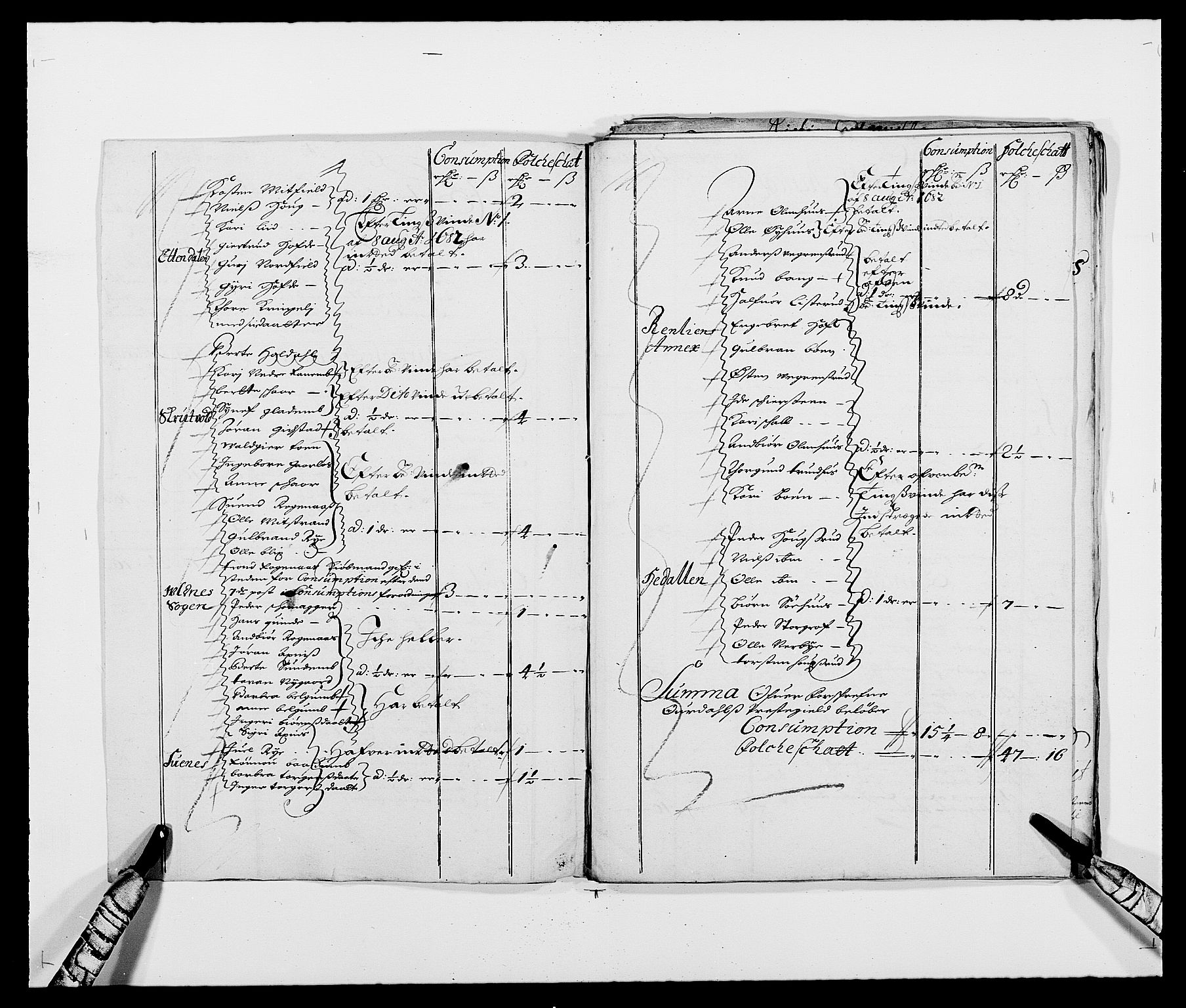 Rentekammeret inntil 1814, Reviderte regnskaper, Fogderegnskap, AV/RA-EA-4092/R18/L1279: Fogderegnskap Hadeland, Toten og Valdres, 1681, p. 127