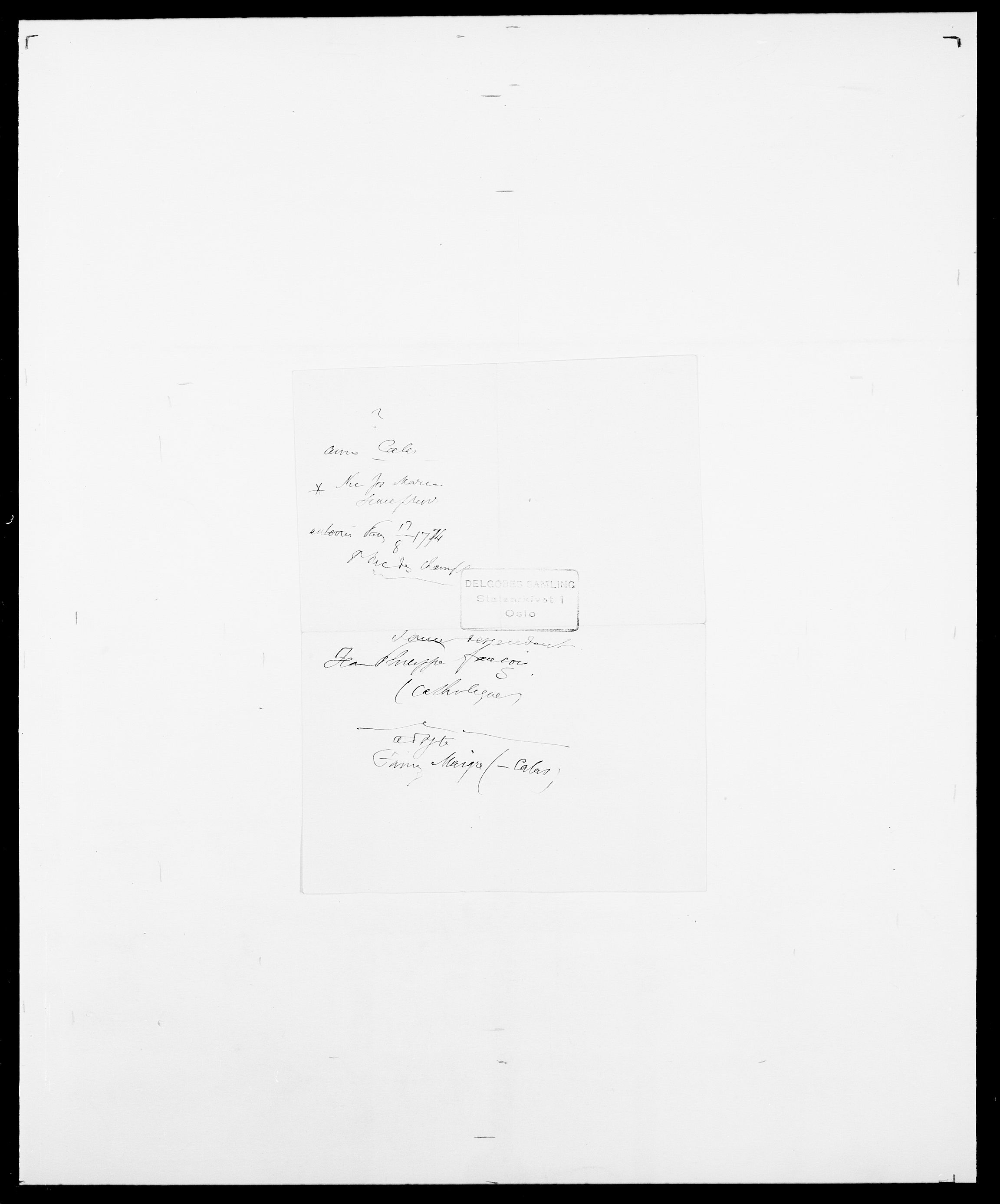 Delgobe, Charles Antoine - samling, SAO/PAO-0038/D/Da/L0007: Buaas - Caphengst, p. 820