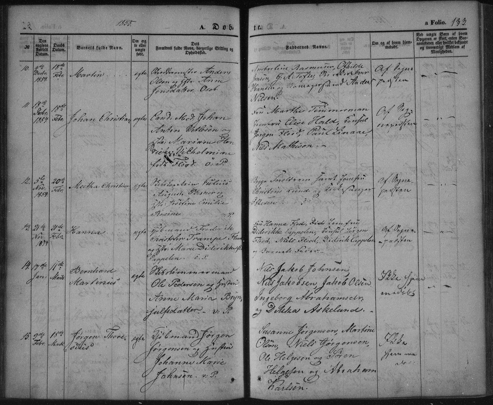 Porsgrunn kirkebøker , SAKO/A-104/F/Fa/L0006: Parish register (official) no. 6, 1841-1857, p. 133