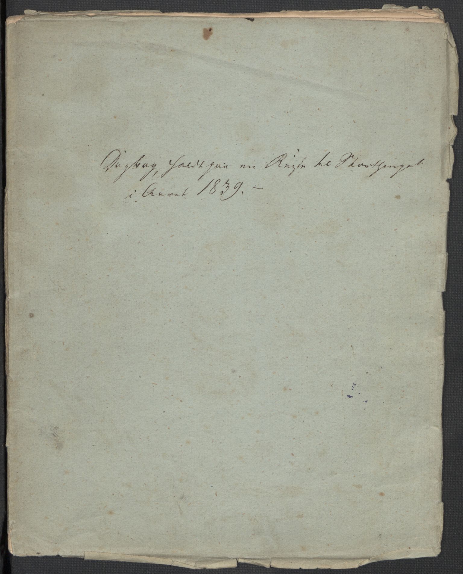 Holck, Meidell, Hartvig, RA/PA-0204/F/L0001: (Kassett) Dagbøker ført av Ole Elias v.Holck, 1798-1842, p. 446