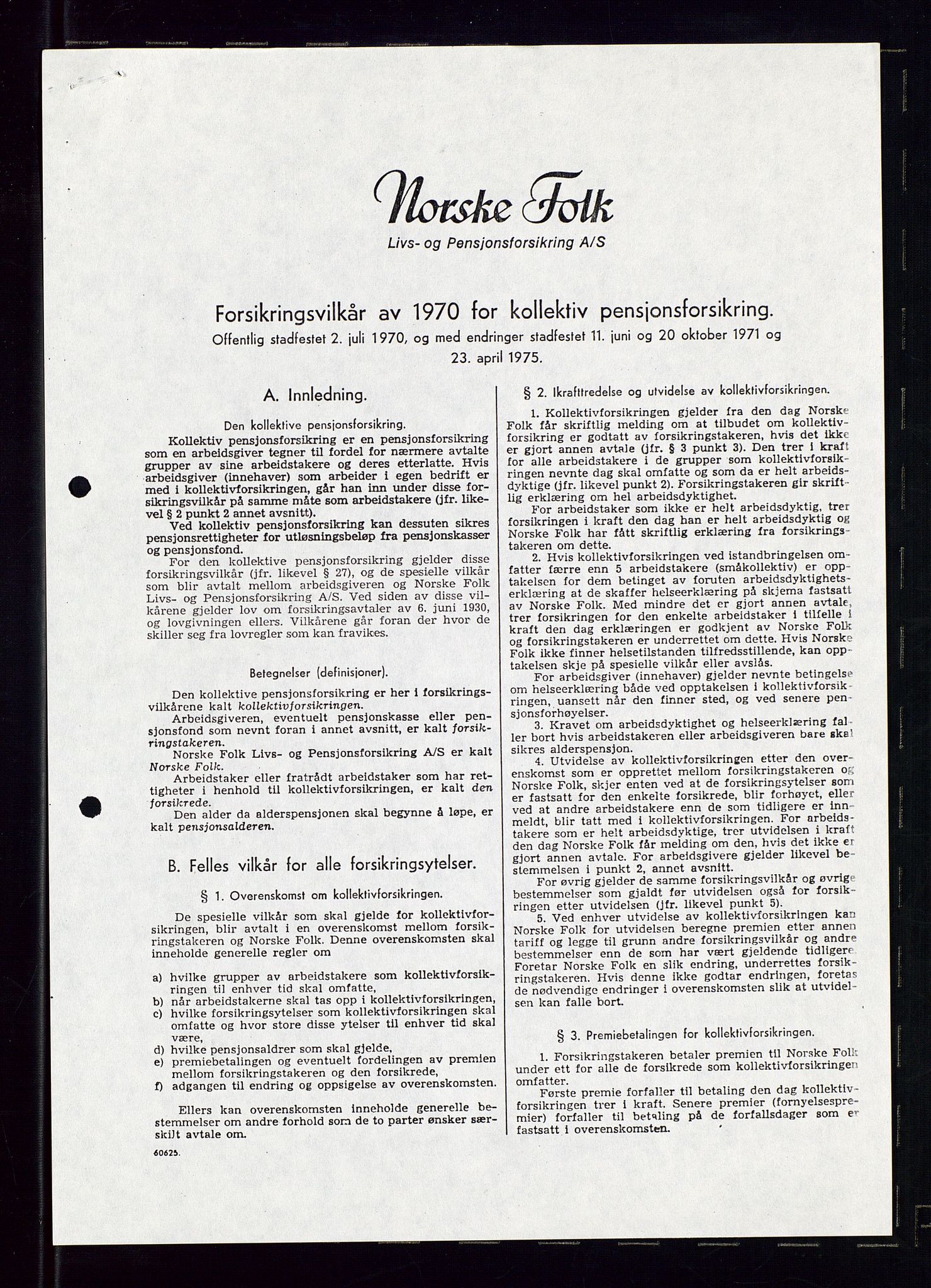 PA 1544 - Norsk Brændselolje A/S, AV/SAST-A-101965/1/A/Ab/L0008/0001: Styret, styremøter, bedriftsforsamling, generalforsamling  / Styret, 1975, p. 44
