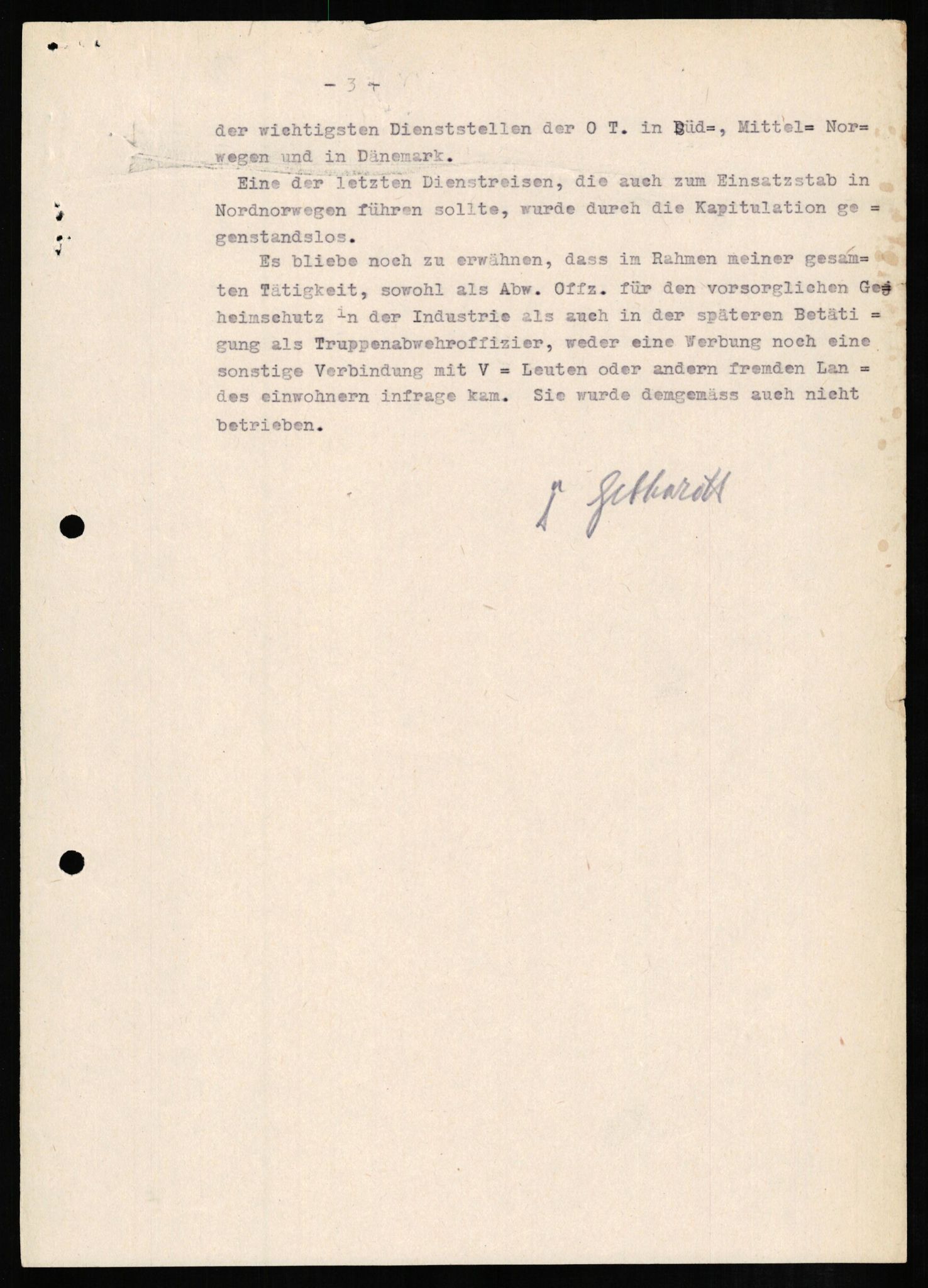 Forsvaret, Forsvarets overkommando II, AV/RA-RAFA-3915/D/Db/L0009: CI Questionaires. Tyske okkupasjonsstyrker i Norge. Tyskere., 1945-1946, p. 338