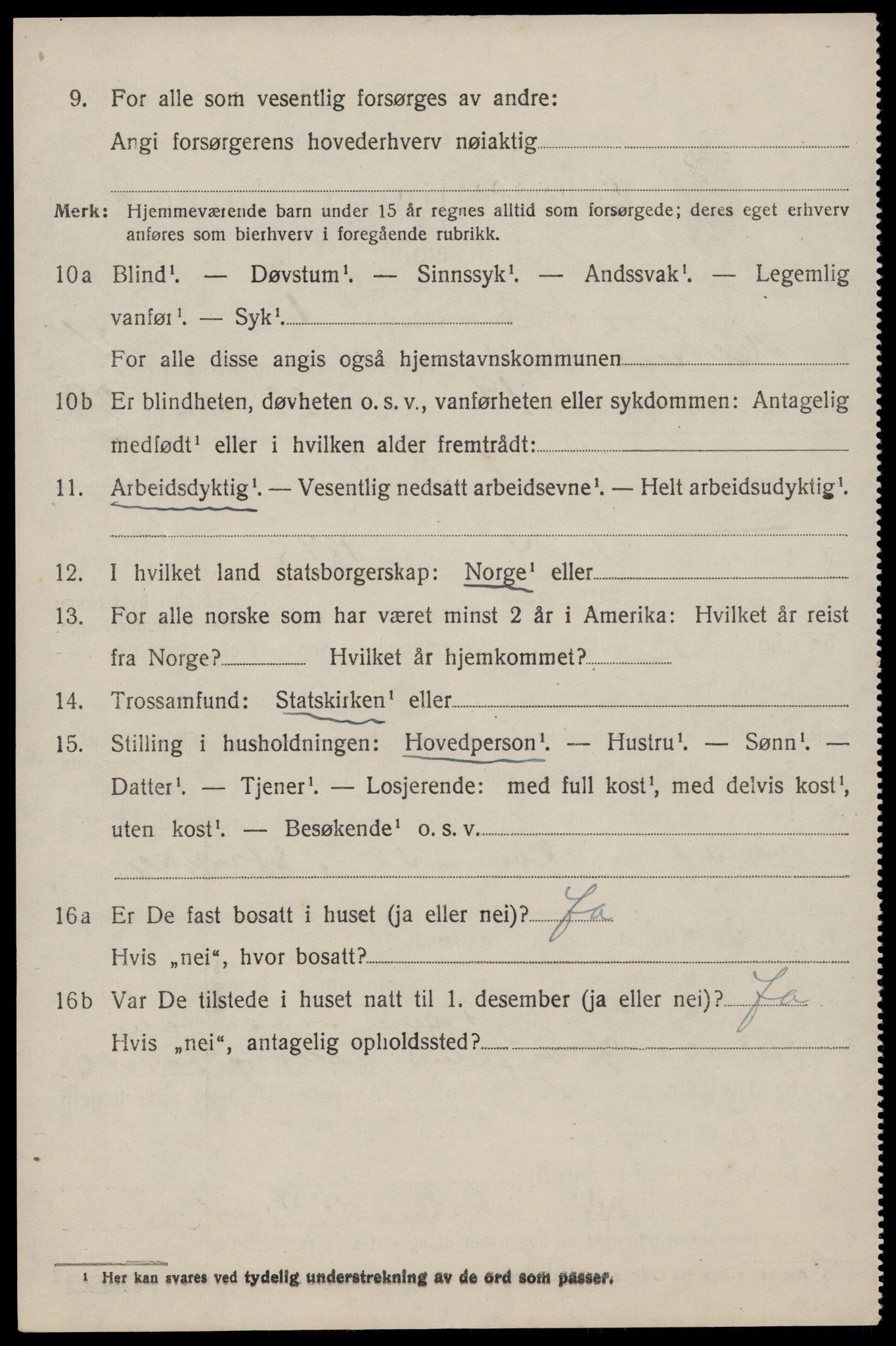 SAST, 1920 census for Høyland, 1920, p. 4839