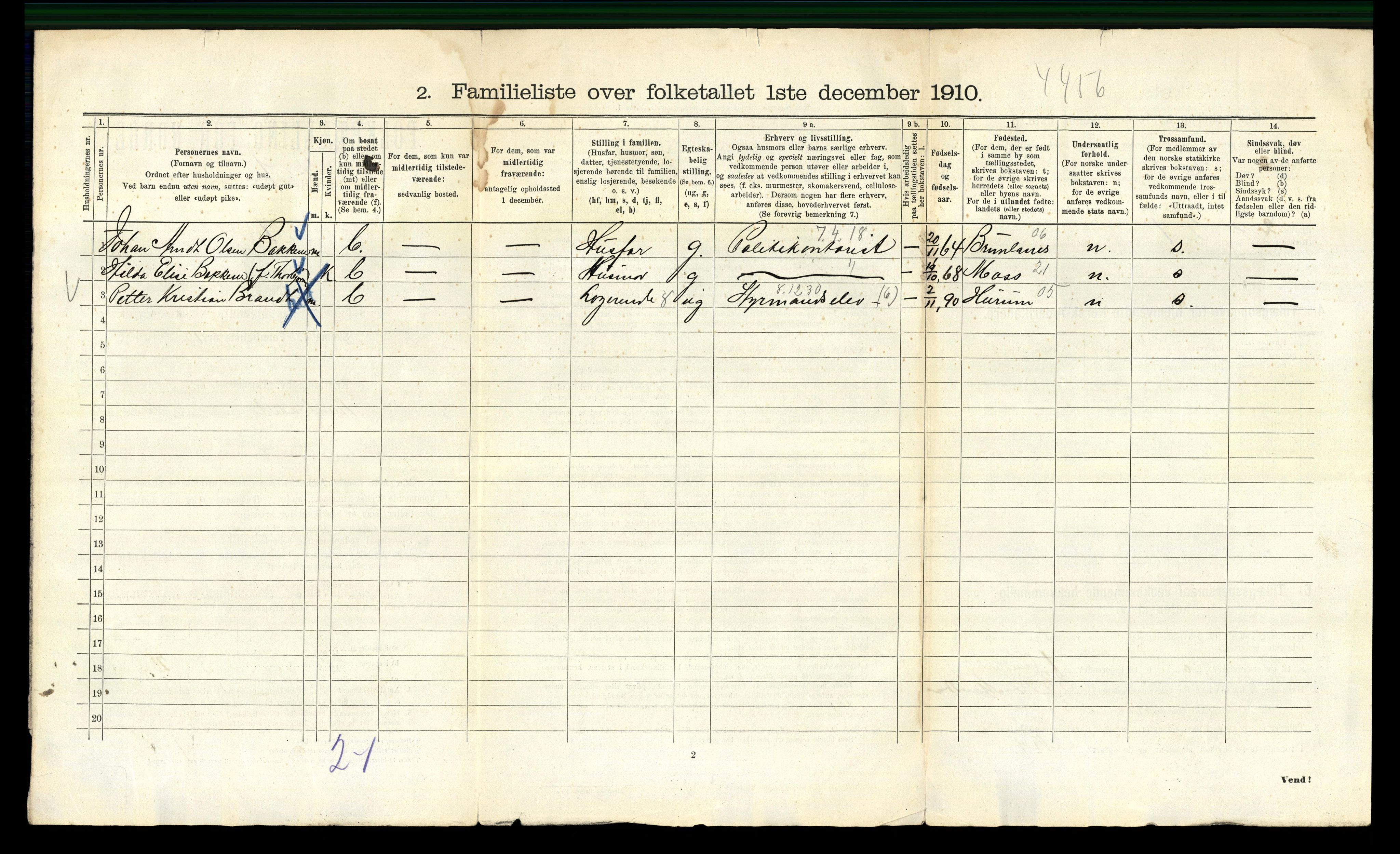 RA, 1910 census for Kristiania, 1910, p. 77804