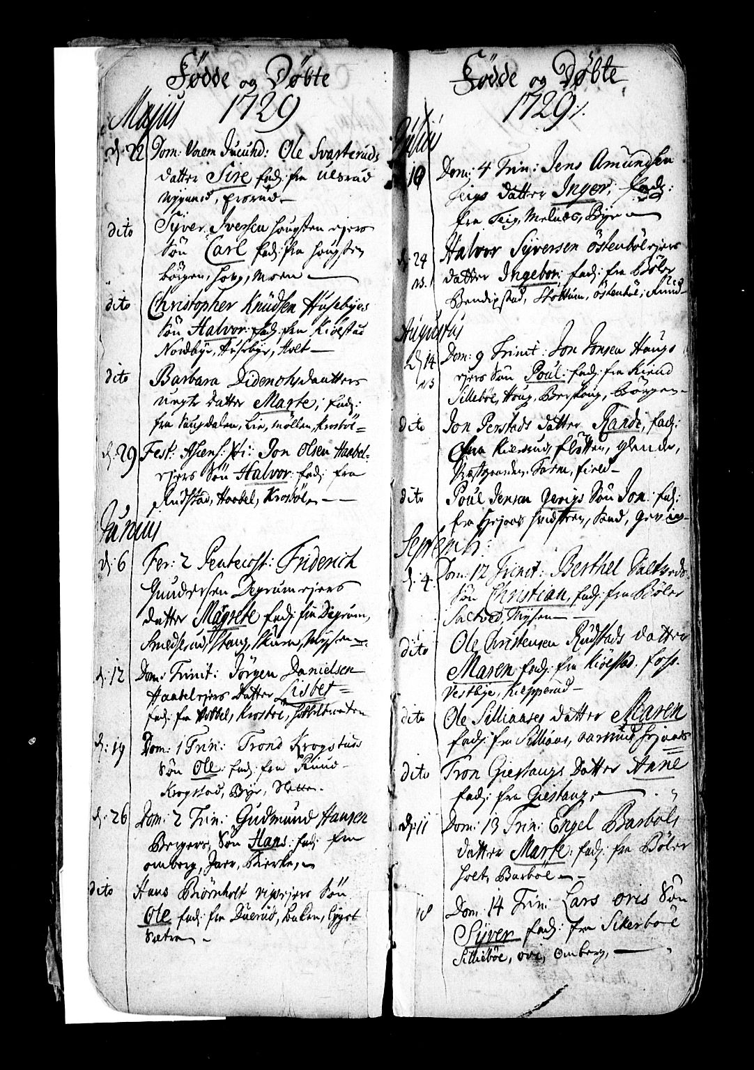 Enebakk prestekontor Kirkebøker, AV/SAO-A-10171c/F/Fa/L0001: Parish register (official) no. I 1, 1719-1754