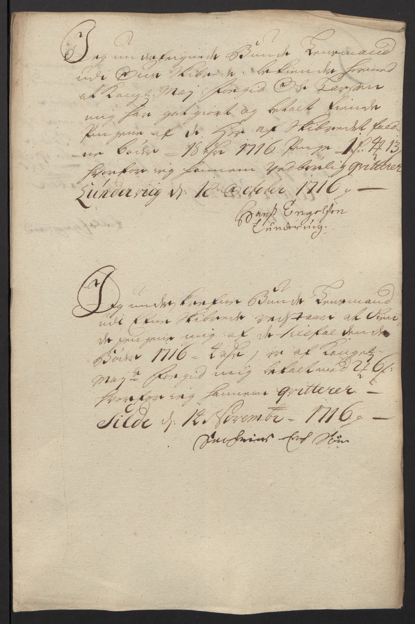 Rentekammeret inntil 1814, Reviderte regnskaper, Fogderegnskap, AV/RA-EA-4092/R48/L2992: Fogderegnskap Sunnhordland og Hardanger, 1716, p. 171