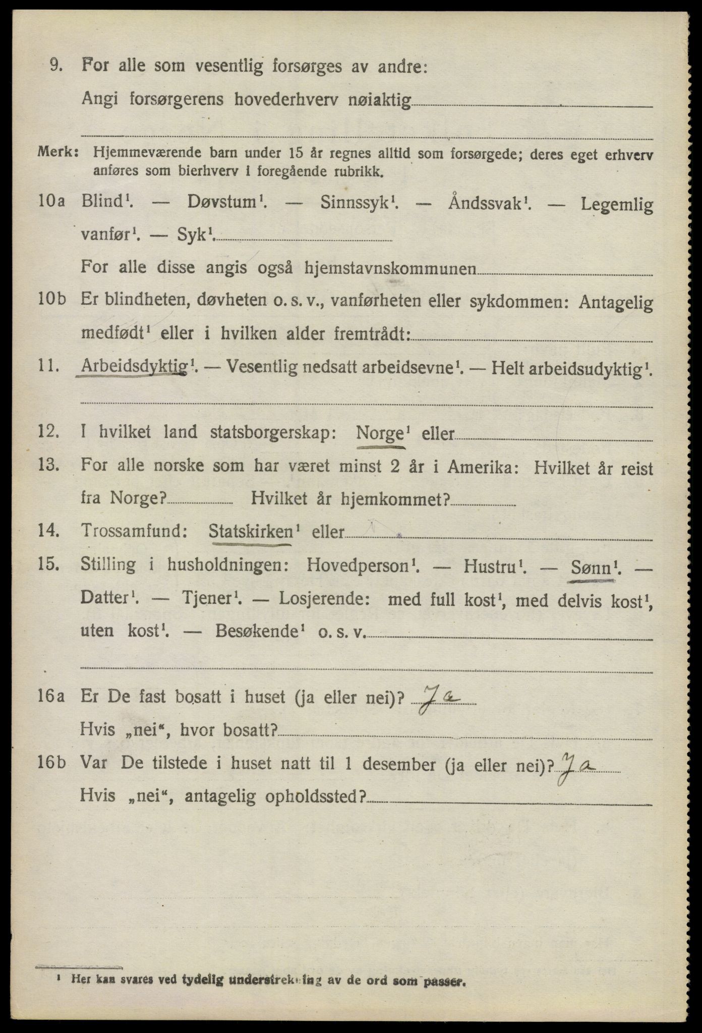 SAO, 1920 census for Enebakk, 1920, p. 6984