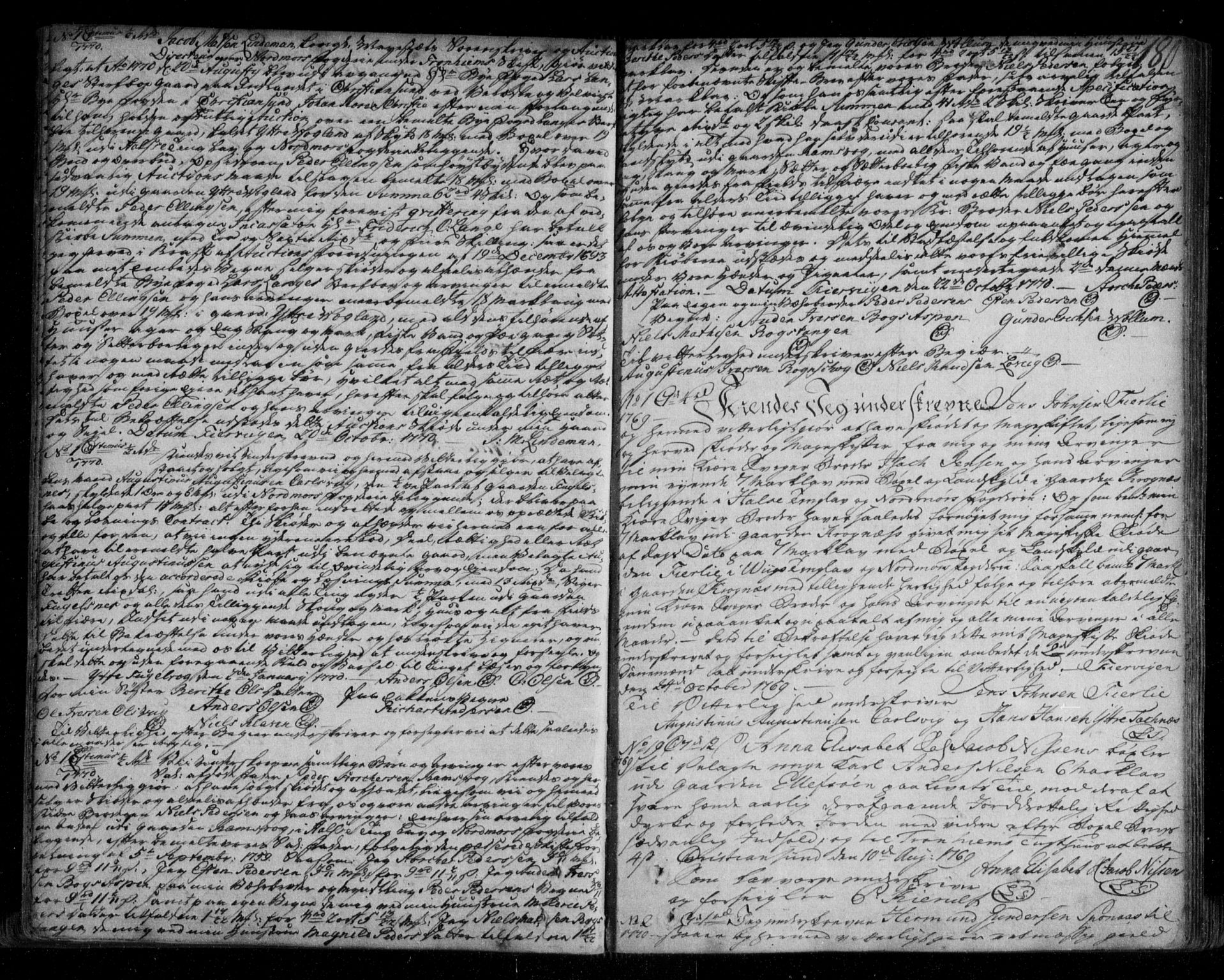 Nordmøre sorenskriveri, SAT/A-4132/1/2/2Ca/L0006: Mortgage book no. 3a, 1765-1776, p. 180