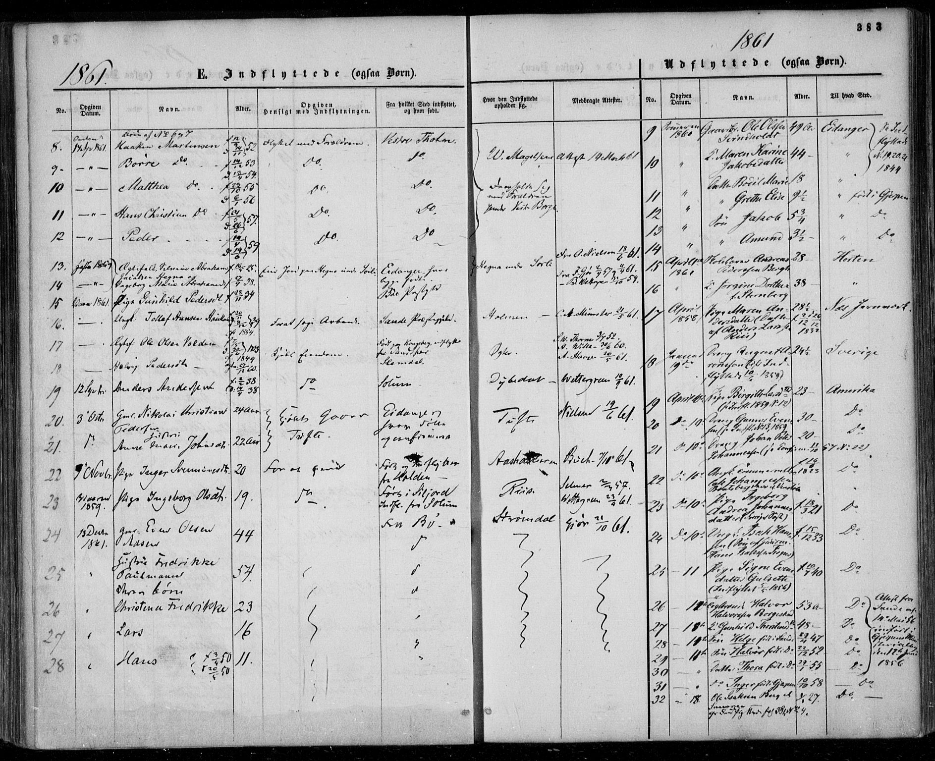 Gjerpen kirkebøker, SAKO/A-265/F/Fa/L0008b: Parish register (official) no. I 8B, 1857-1871, p. 383
