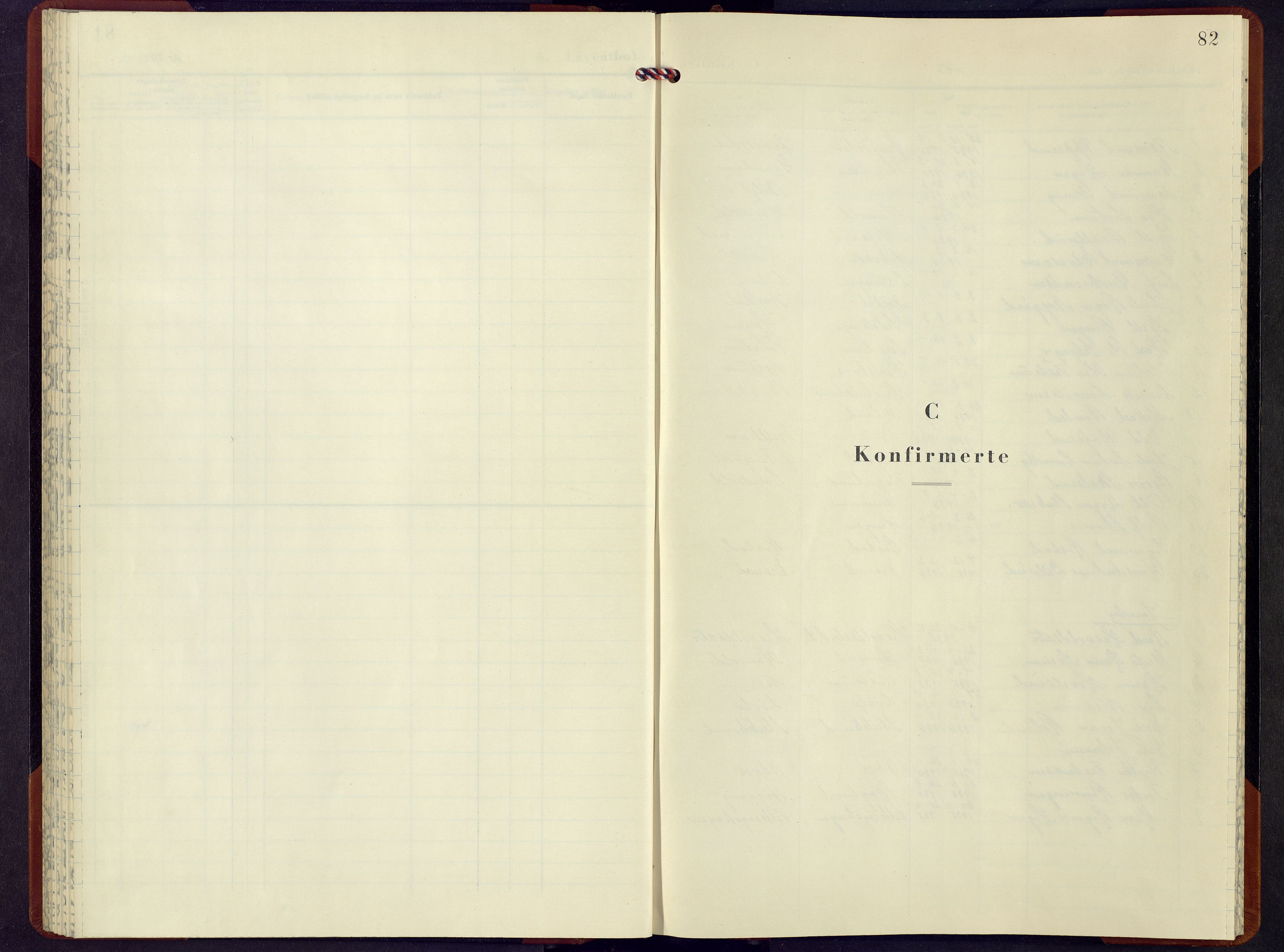 Søndre Land prestekontor, SAH/PREST-122/L/L0010: Parish register (copy) no. 10, 1949-1958, p. 82