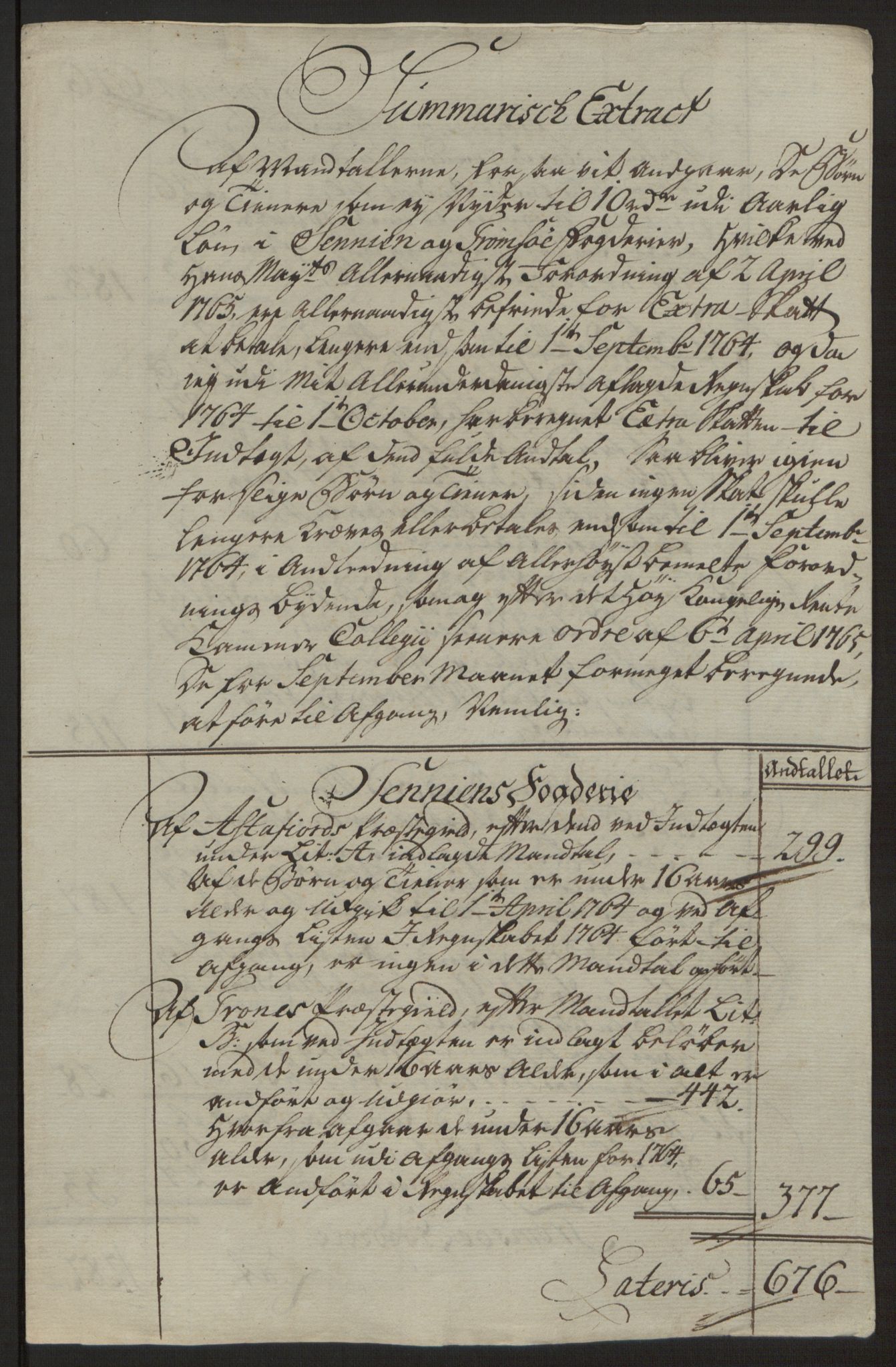 Rentekammeret inntil 1814, Reviderte regnskaper, Fogderegnskap, RA/EA-4092/R68/L4845: Ekstraskatten Senja og Troms, 1762-1765, p. 555