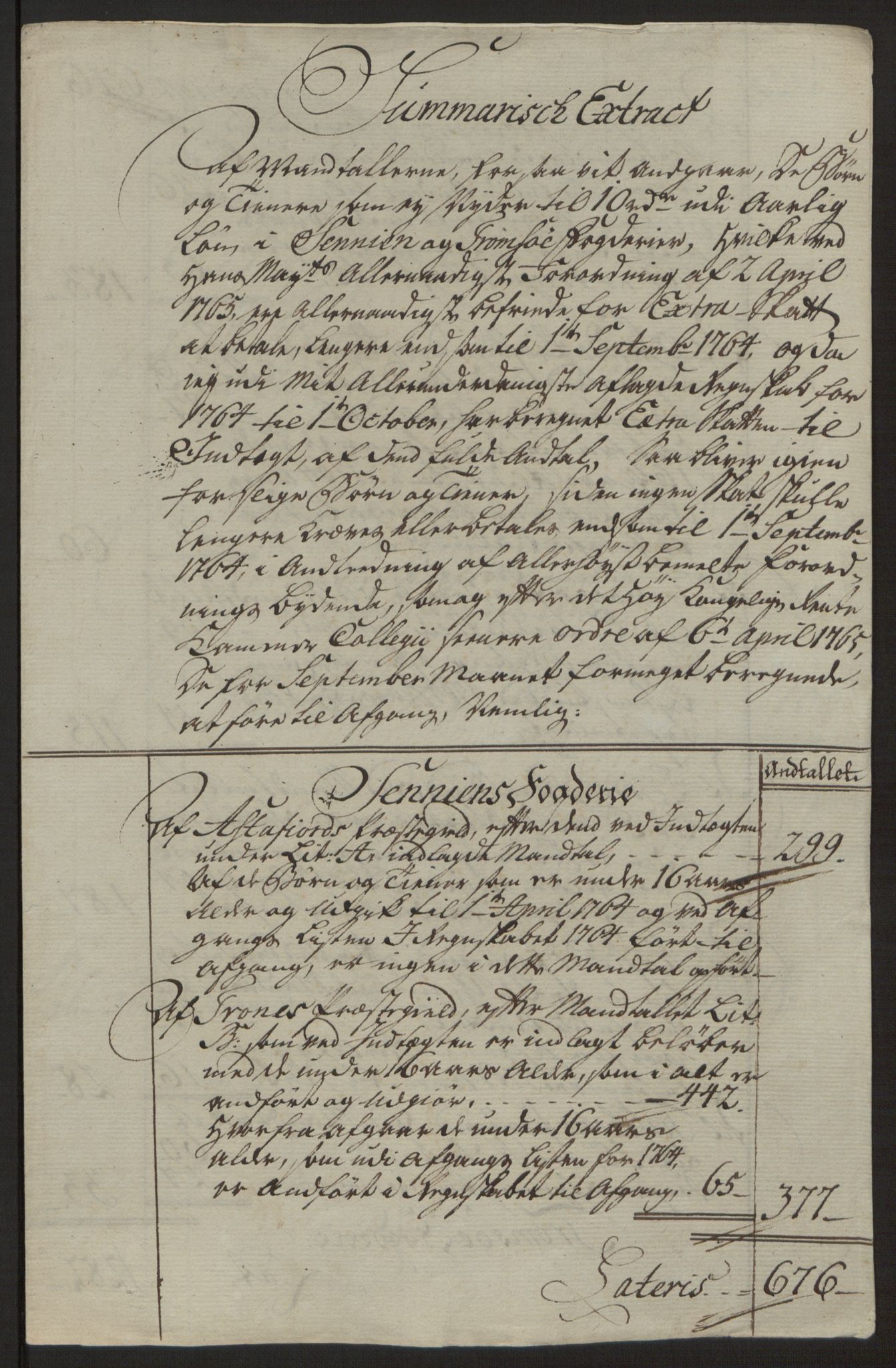 Rentekammeret inntil 1814, Reviderte regnskaper, Fogderegnskap, AV/RA-EA-4092/R68/L4845: Ekstraskatten Senja og Troms, 1762-1765, p. 555