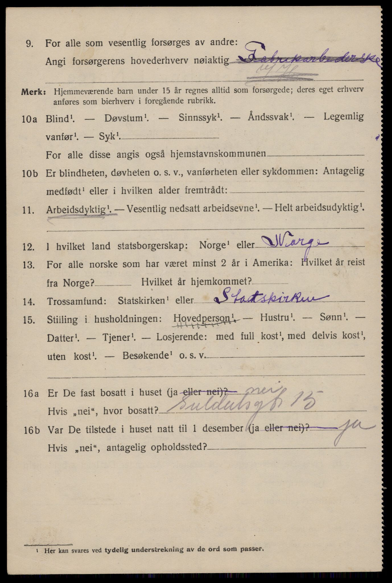 SAST, 1920 census for Stavanger, 1920, p. 35891