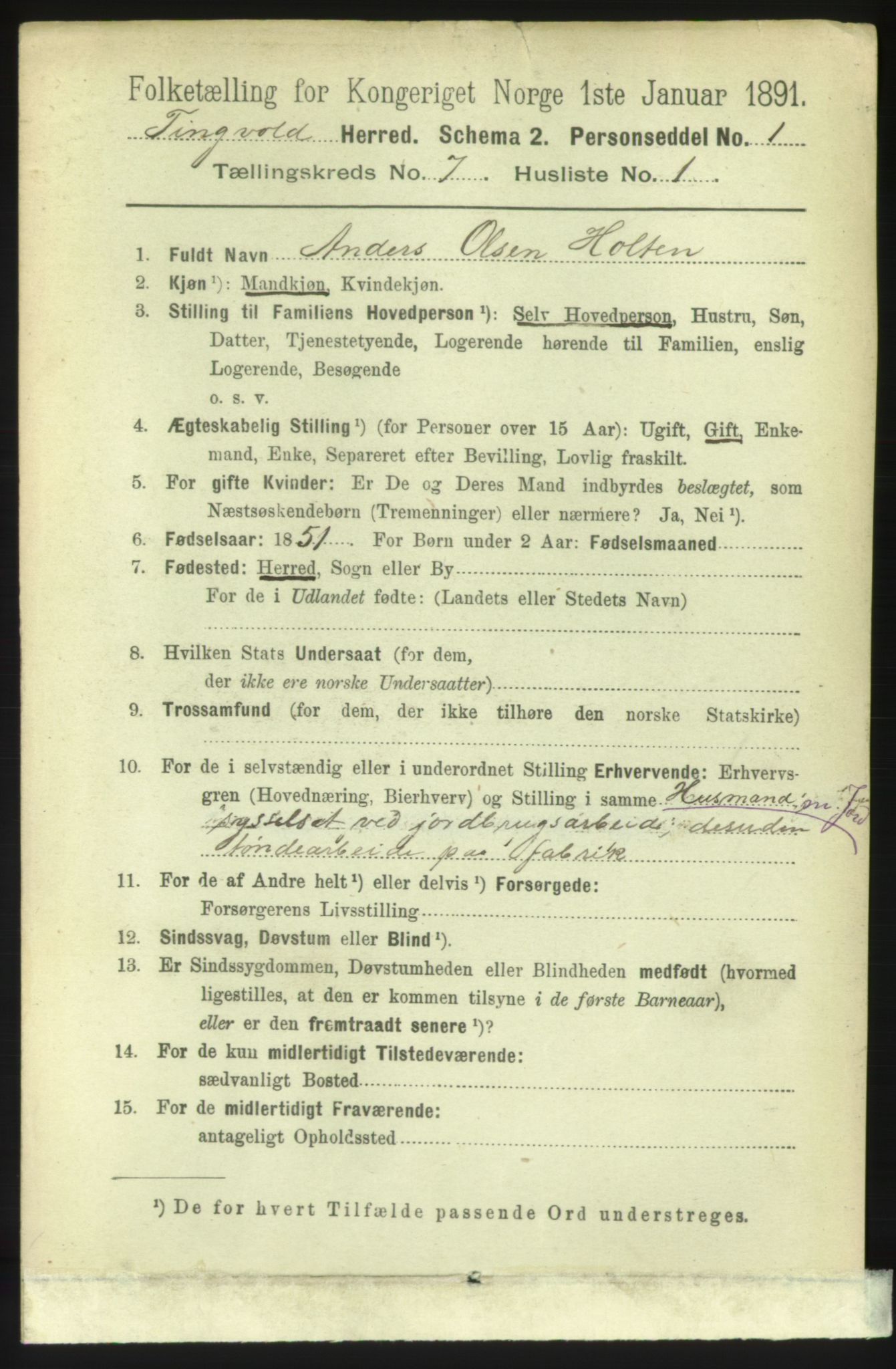 RA, 1891 census for 1560 Tingvoll, 1891, p. 2902