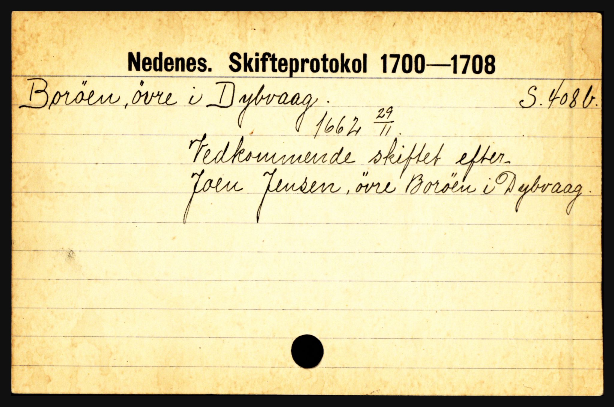 Nedenes sorenskriveri før 1824, AV/SAK-1221-0007/H, p. 3159