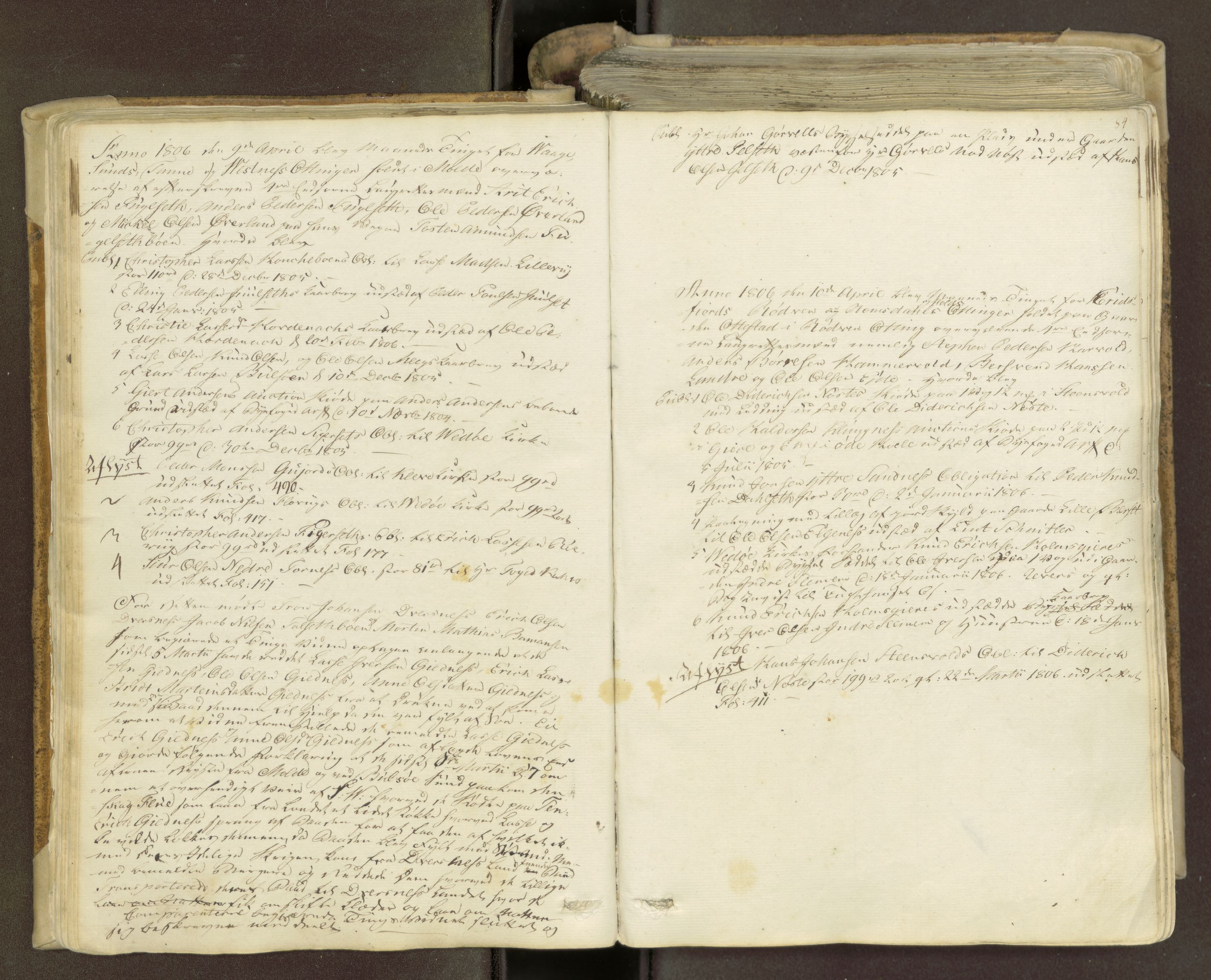 Romsdal sorenskriveri, SAT/A-4149/1/1/1A/L0018: Tingbok, 1803-1815, p. 83b-84a