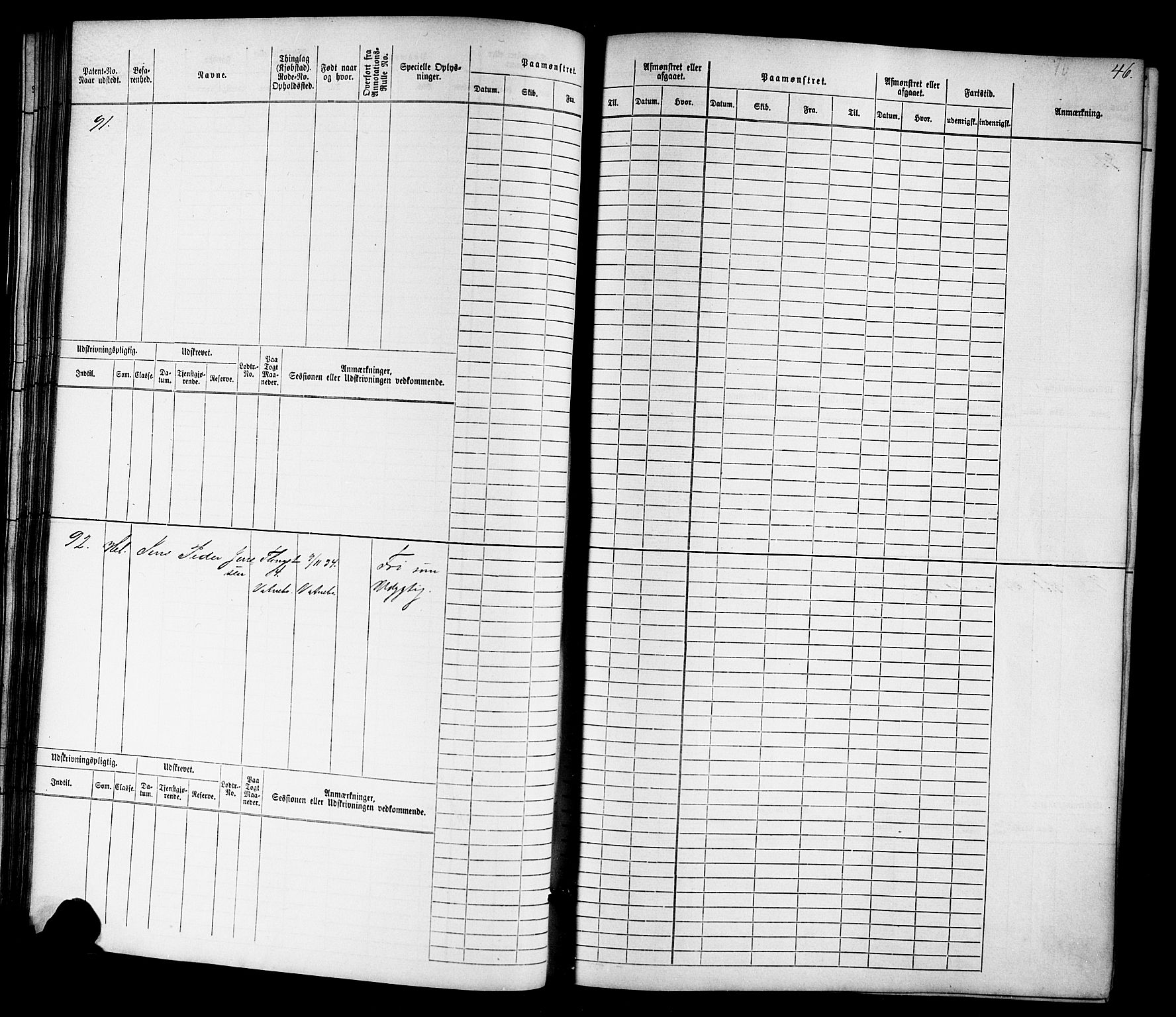 Tvedestrand mønstringskrets, AV/SAK-2031-0011/F/Fb/L0015: Hovedrulle nr 1-766, U-31, 1869-1900, p. 49