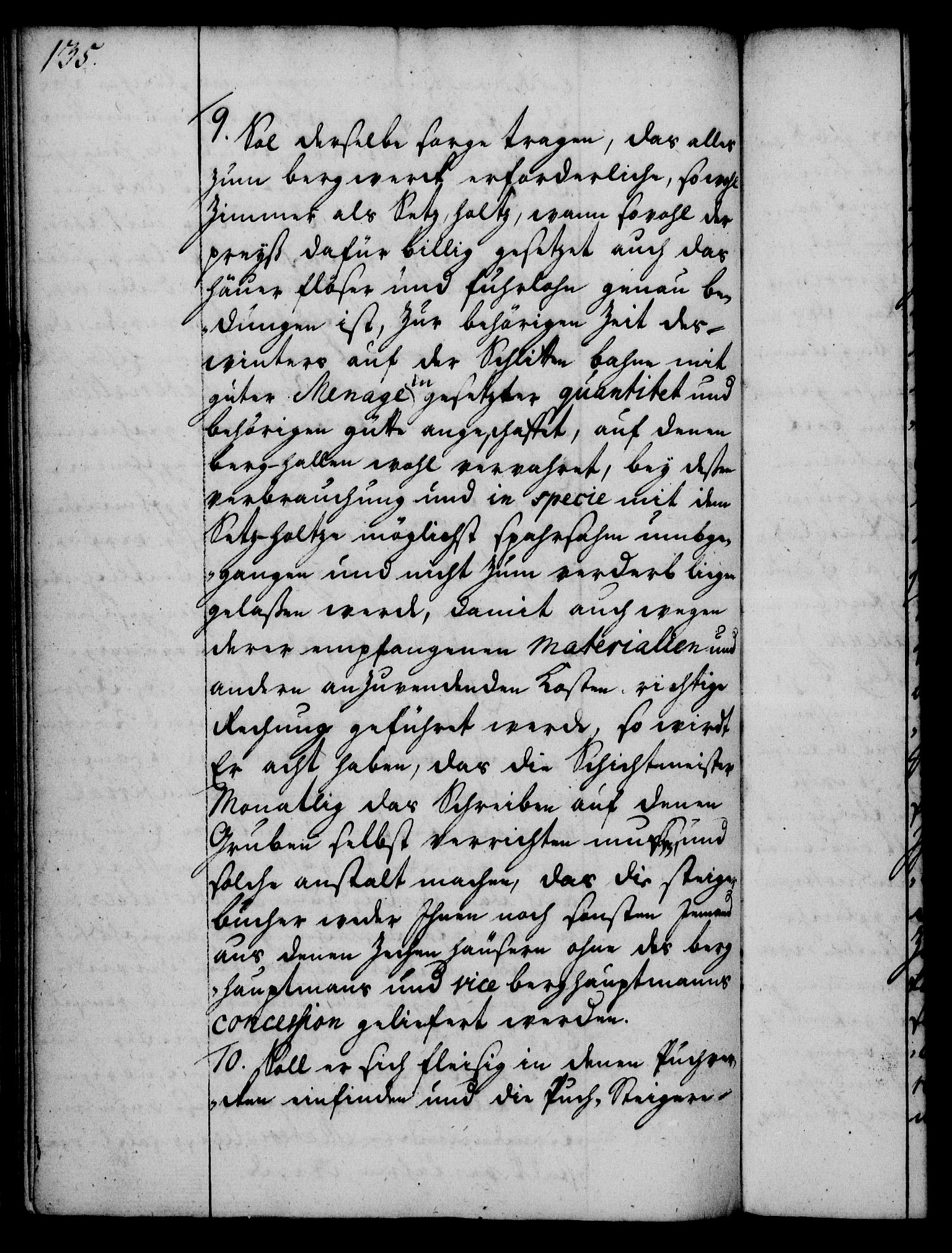 Rentekammeret, Kammerkanselliet, RA/EA-3111/G/Gg/Gge/L0002: Norsk bestallingsprotokoll med register (merket RK 53.26), 1730-1744, p. 135