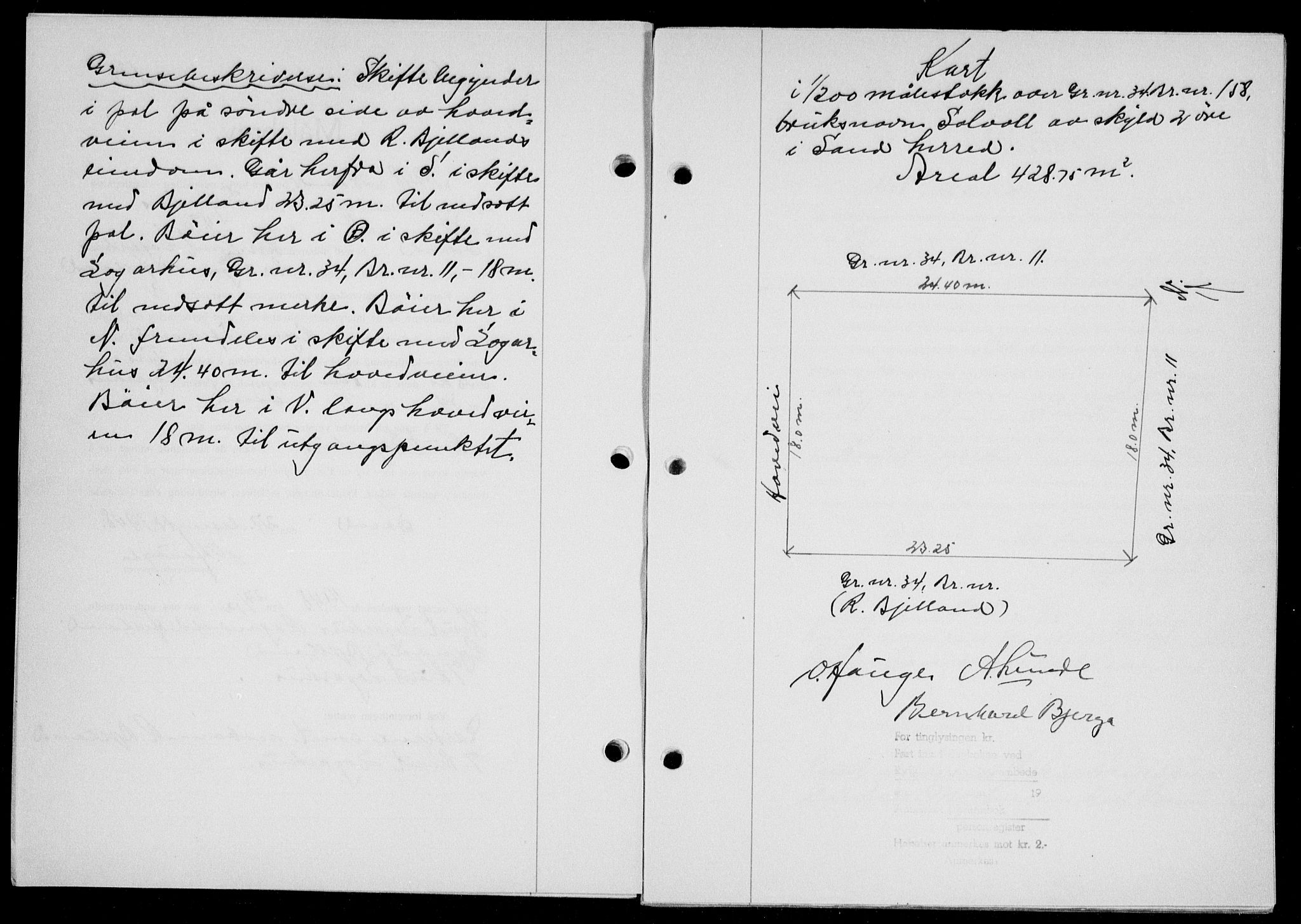 Ryfylke tingrett, AV/SAST-A-100055/001/II/IIB/L0104: Mortgage book no. 83, 1948-1949, Diary no: : 198/1949