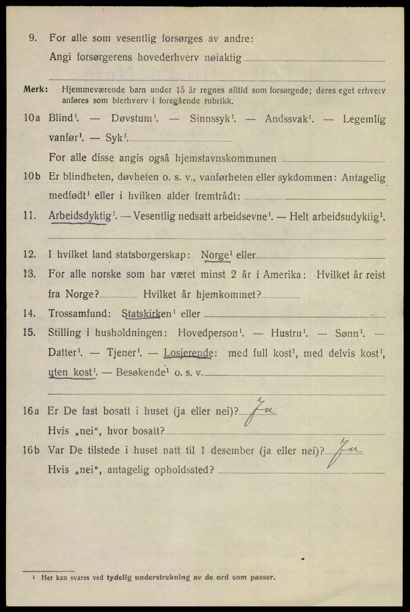 SAKO, 1920 census for Hønefoss, 1920, p. 7891