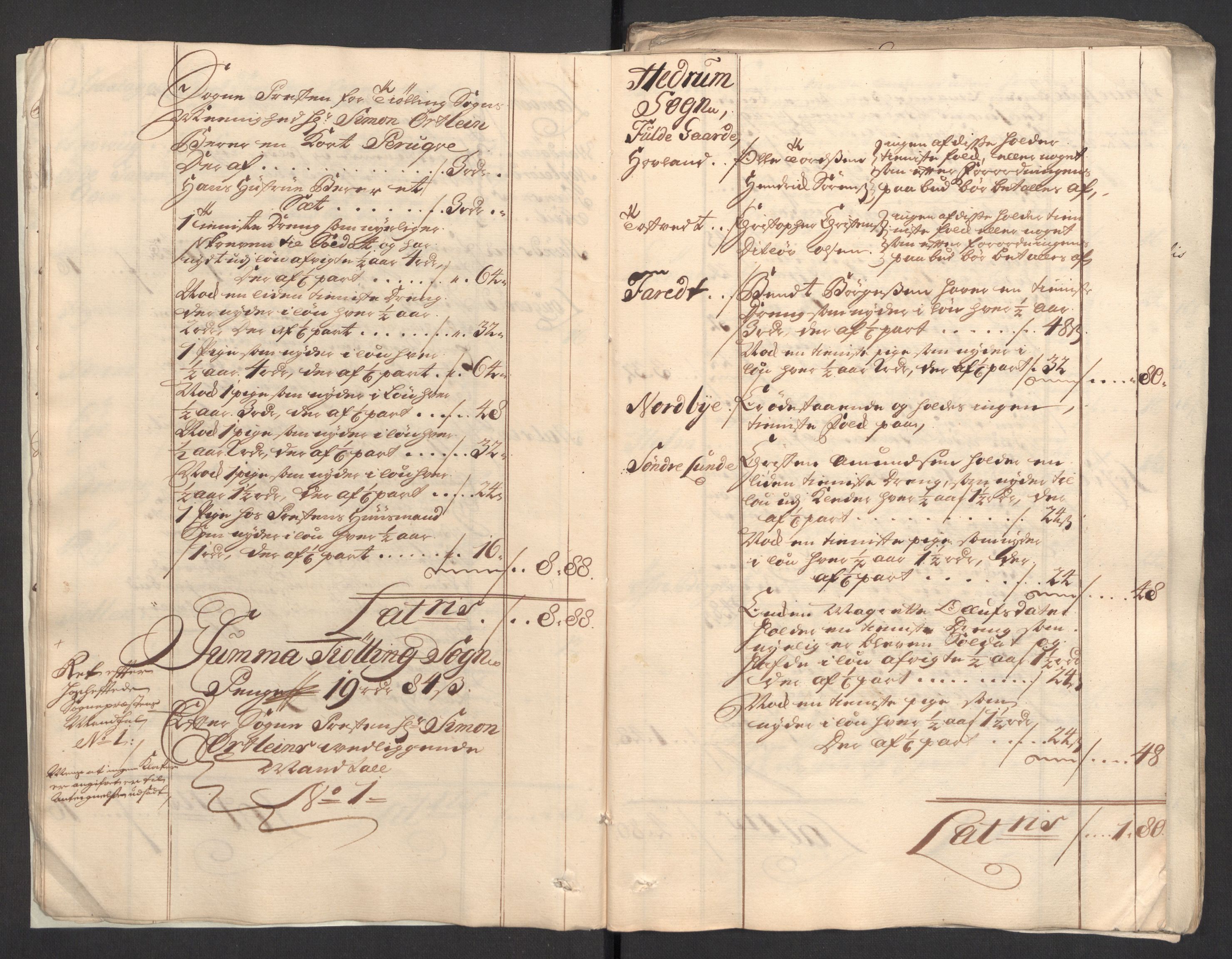 Rentekammeret inntil 1814, Reviderte regnskaper, Fogderegnskap, RA/EA-4092/R33/L1982: Fogderegnskap Larvik grevskap, 1711, p. 11