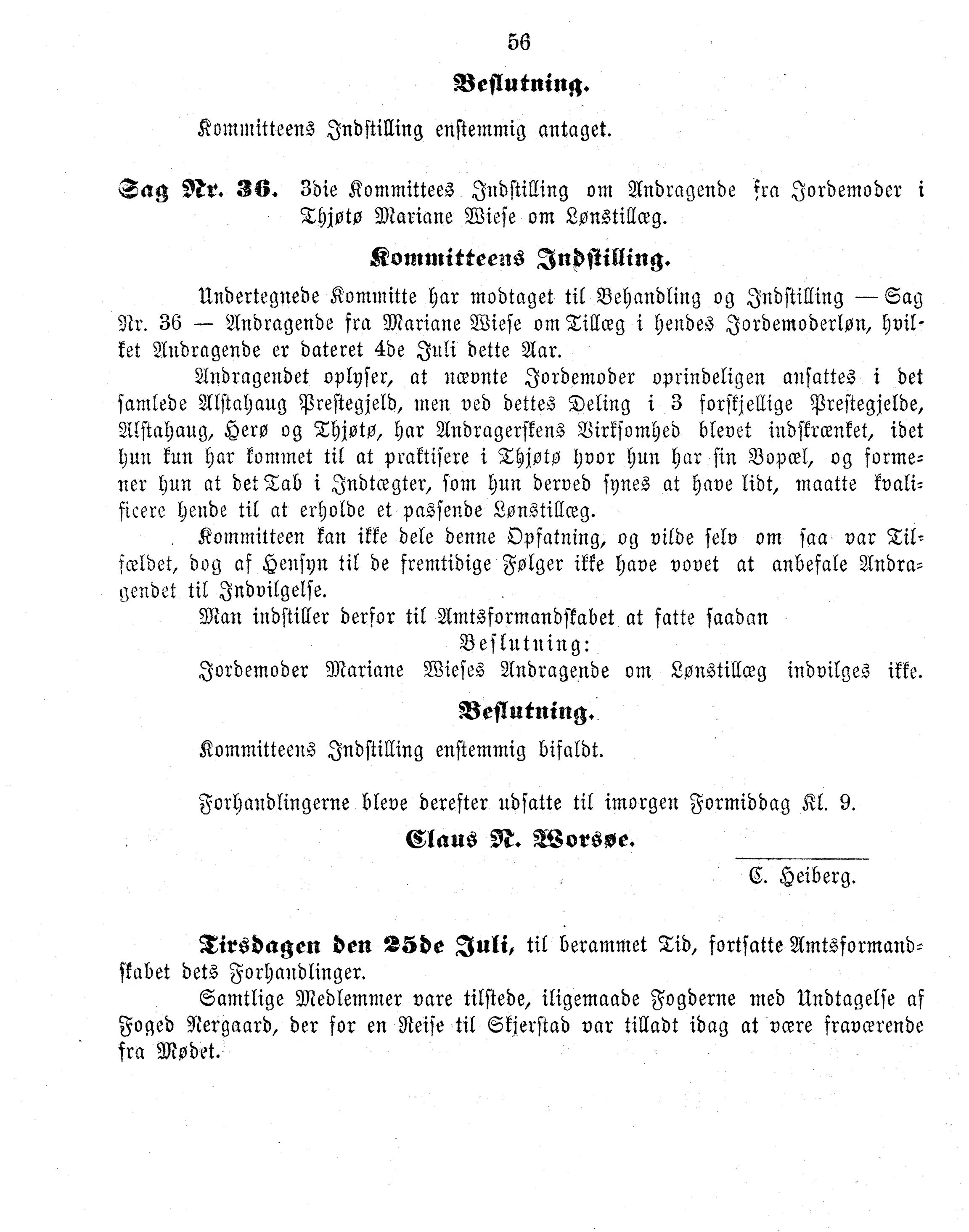 Nordland Fylkeskommune. Fylkestinget, AIN/NFK-17/176/A/Ac/L0008: Fylkestingsforhandlinger 1871, 1871, p. 56