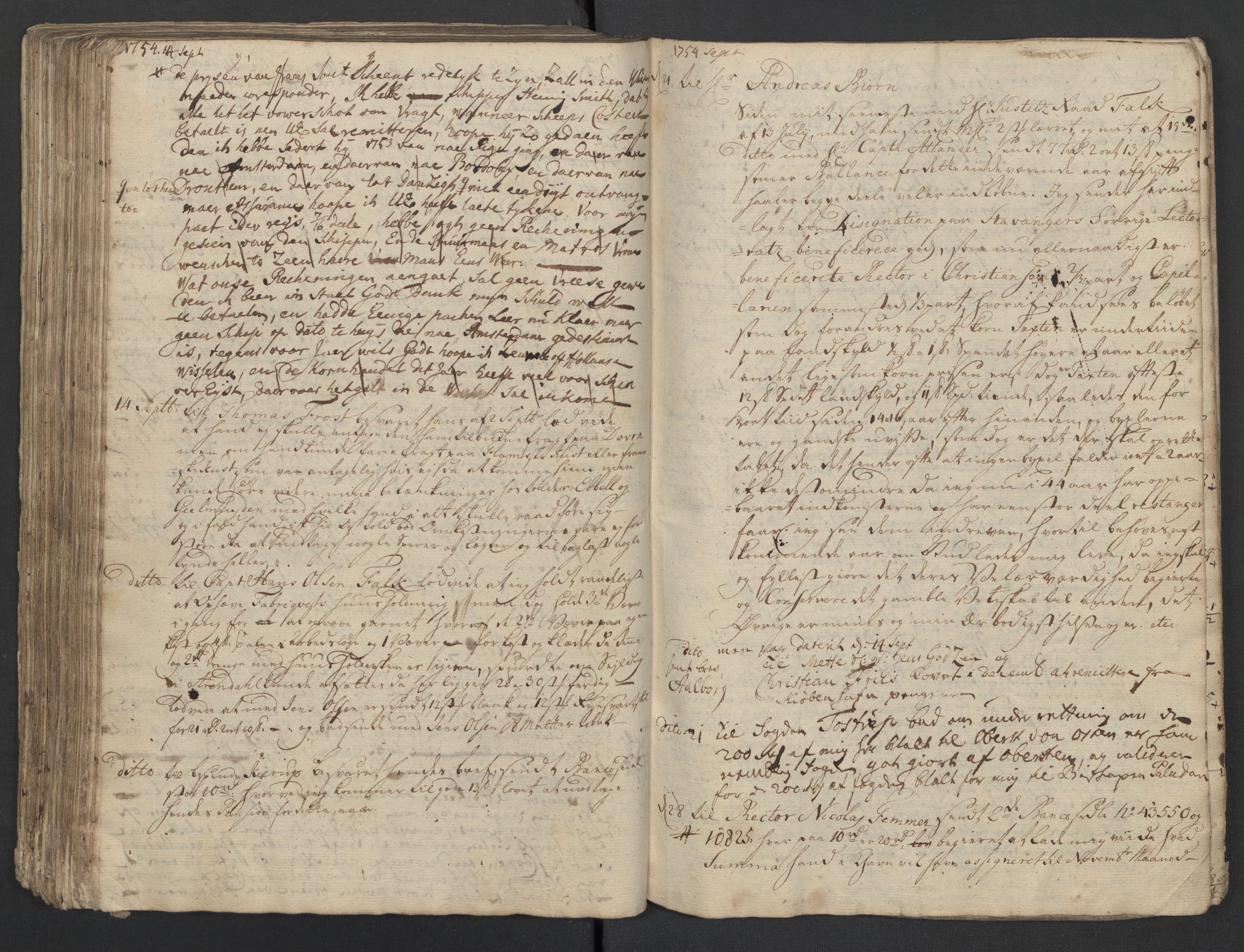 Pa 0119 - Smith, Lauritz Andersen og Lauritz Lauritzen, SAST/A-100231/O/L0001: Kopibøker m.m., 1746-1755, p. 191