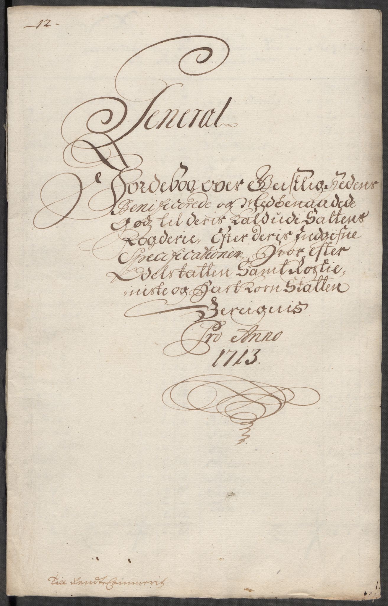 Rentekammeret inntil 1814, Reviderte regnskaper, Fogderegnskap, AV/RA-EA-4092/R66/L4583: Fogderegnskap Salten, 1713, p. 161