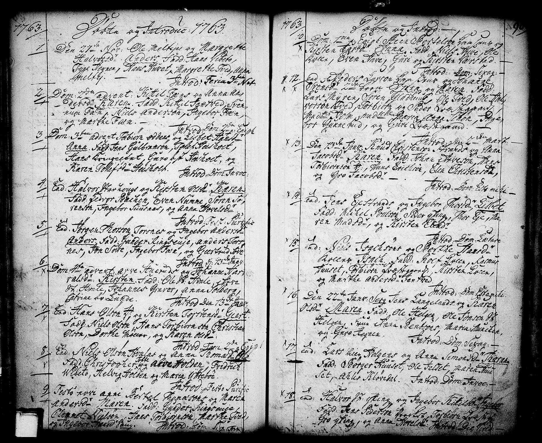 Holla kirkebøker, SAKO/A-272/F/Fa/L0001: Parish register (official) no. 1, 1717-1779, p. 90