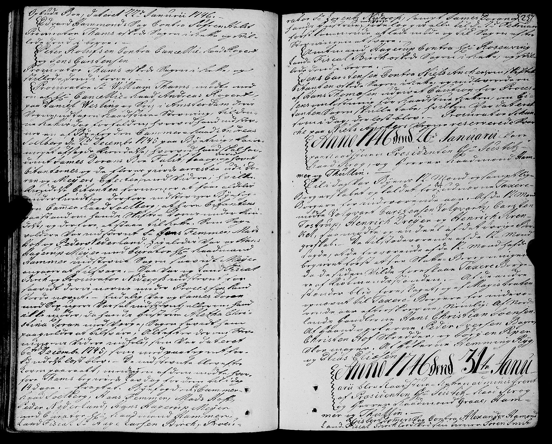 Trondheim magistrat, AV/SAT-A-4372/A/Aa/L0015: Rådstueprotokoller, 1743-1754, p. 237