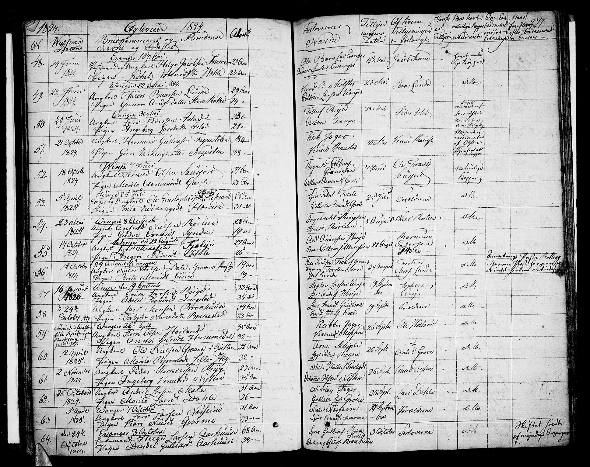 Voss sokneprestembete, SAB/A-79001/H/Haa: Parish register (official) no. A 12, 1823-1837, p. 277