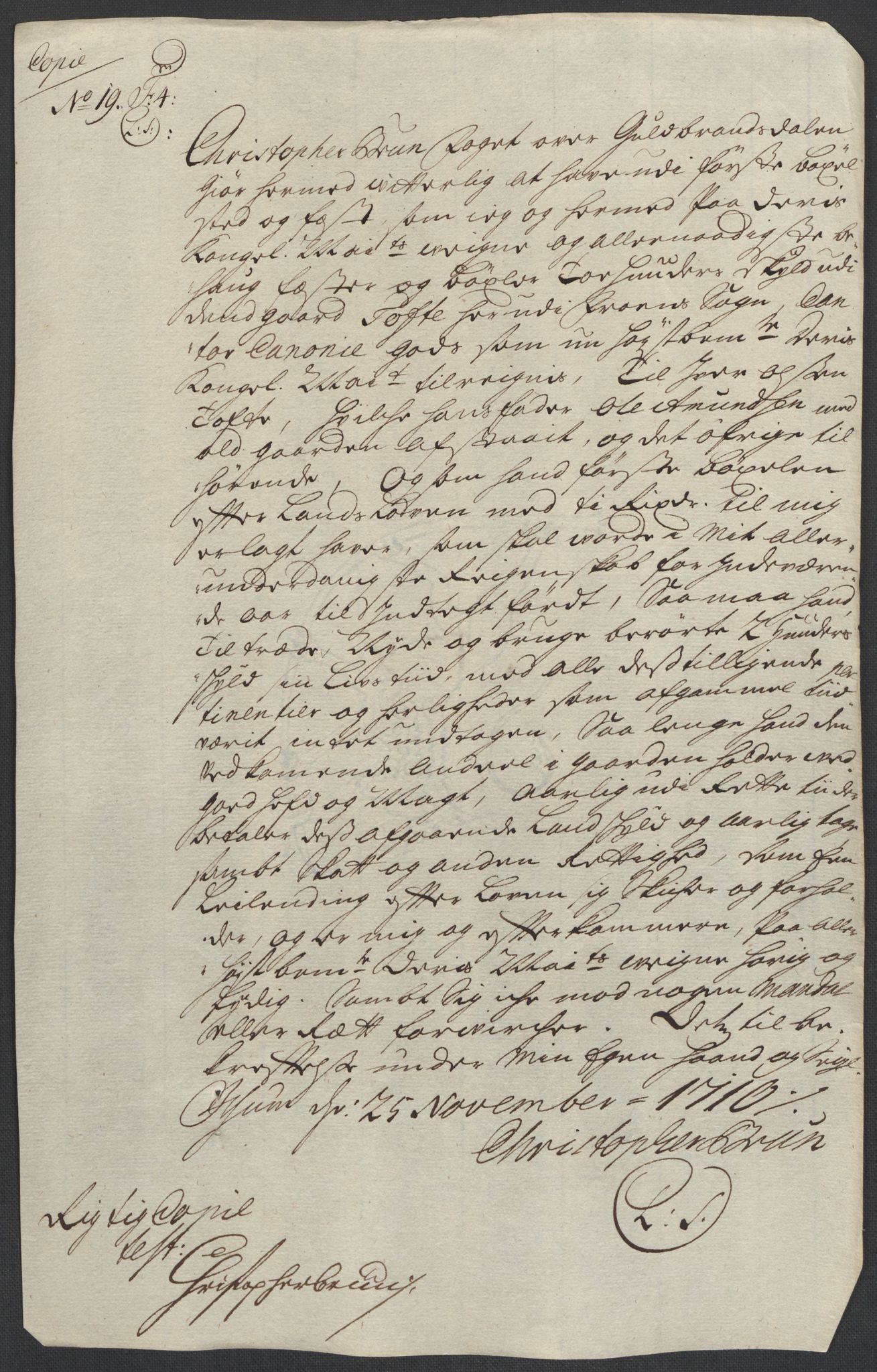 Rentekammeret inntil 1814, Reviderte regnskaper, Fogderegnskap, RA/EA-4092/R17/L1179: Fogderegnskap Gudbrandsdal, 1708-1710, p. 344