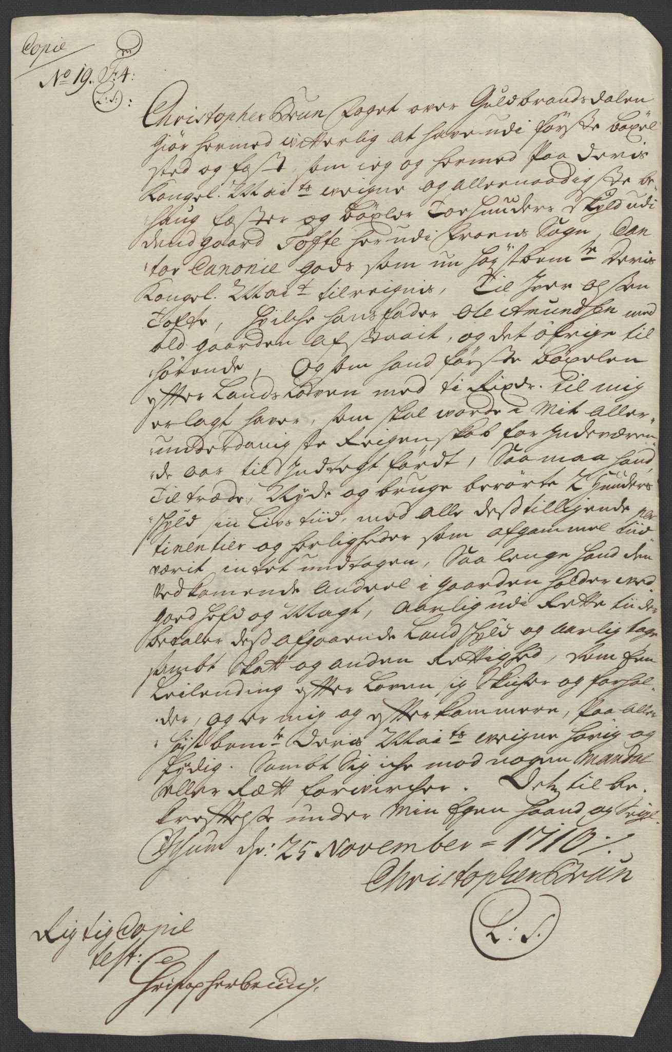 Rentekammeret inntil 1814, Reviderte regnskaper, Fogderegnskap, AV/RA-EA-4092/R17/L1179: Fogderegnskap Gudbrandsdal, 1708-1710, p. 344