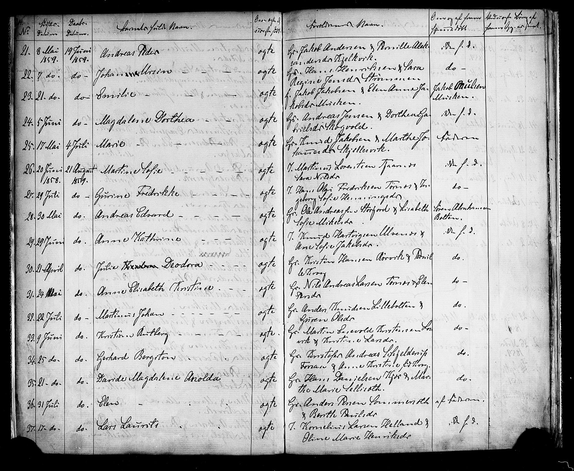 Ministerialprotokoller, klokkerbøker og fødselsregistre - Nordland, SAT/A-1459/861/L0866: Parish register (official) no. 861A01, 1854-1864