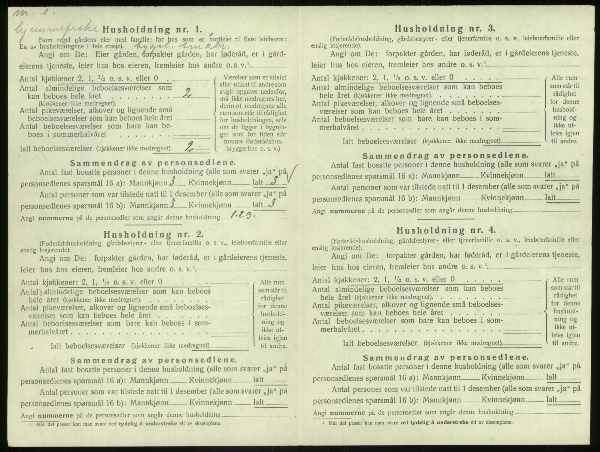 SAB, 1920 census for Askvoll, 1920, p. 971